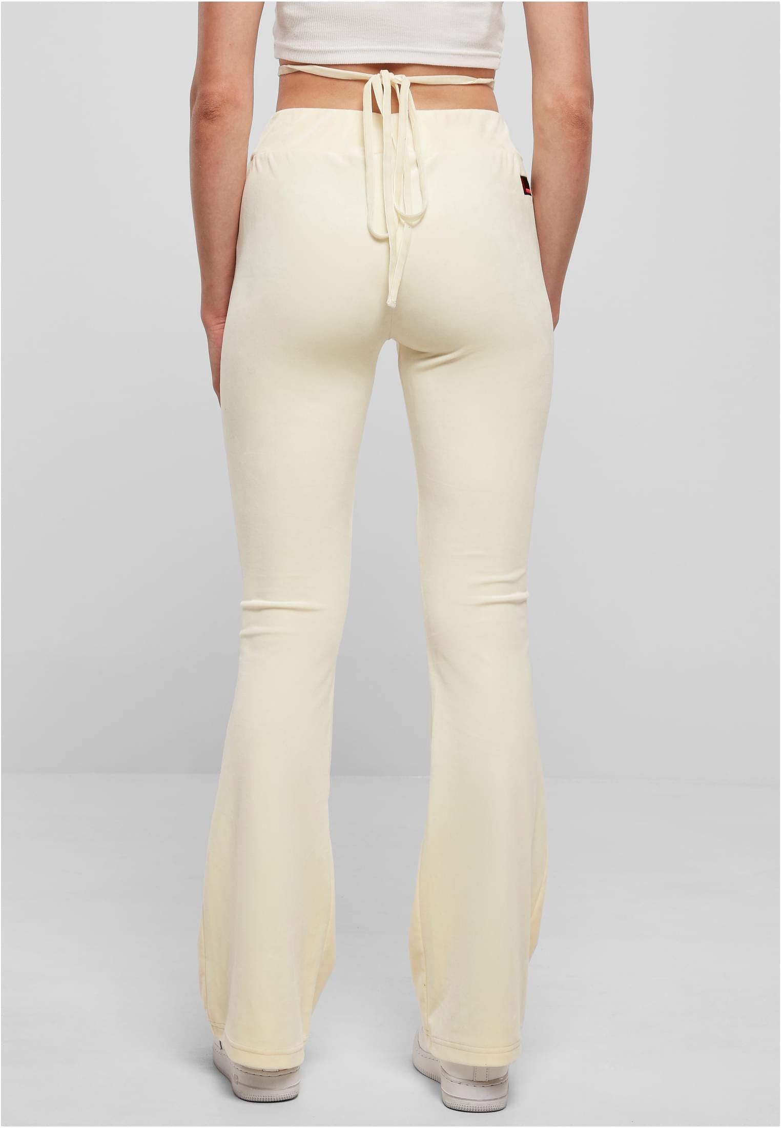 Fubu Stoffhose »Damen FW224-021-1 Leggings BAUR Flared Signature kaufen (1 | Velours tlg.) offwhite«