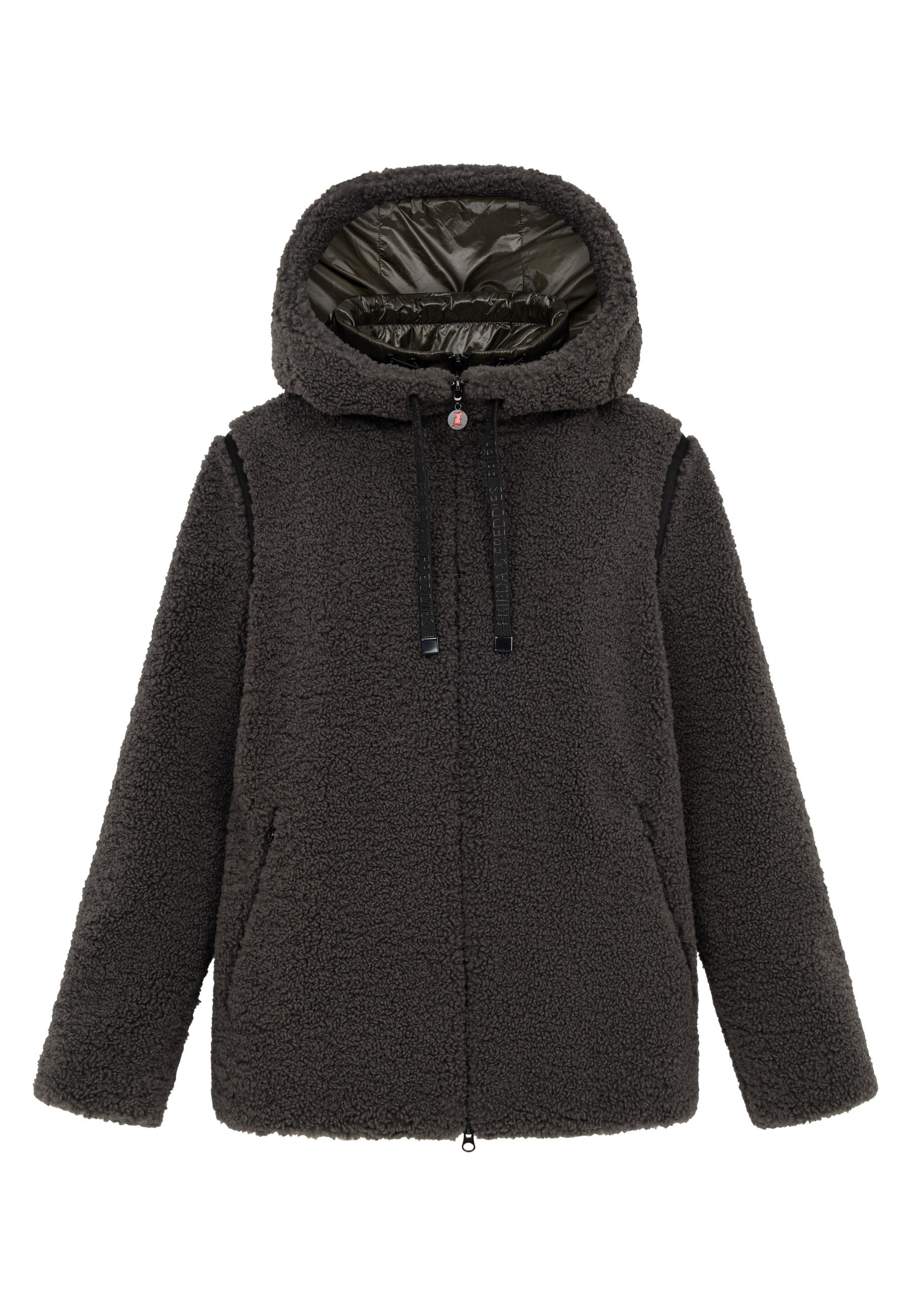 Frieda & Freddies Winterjacke »Frieda & Freddies Teddyjacke mit Double-Layer-Look«