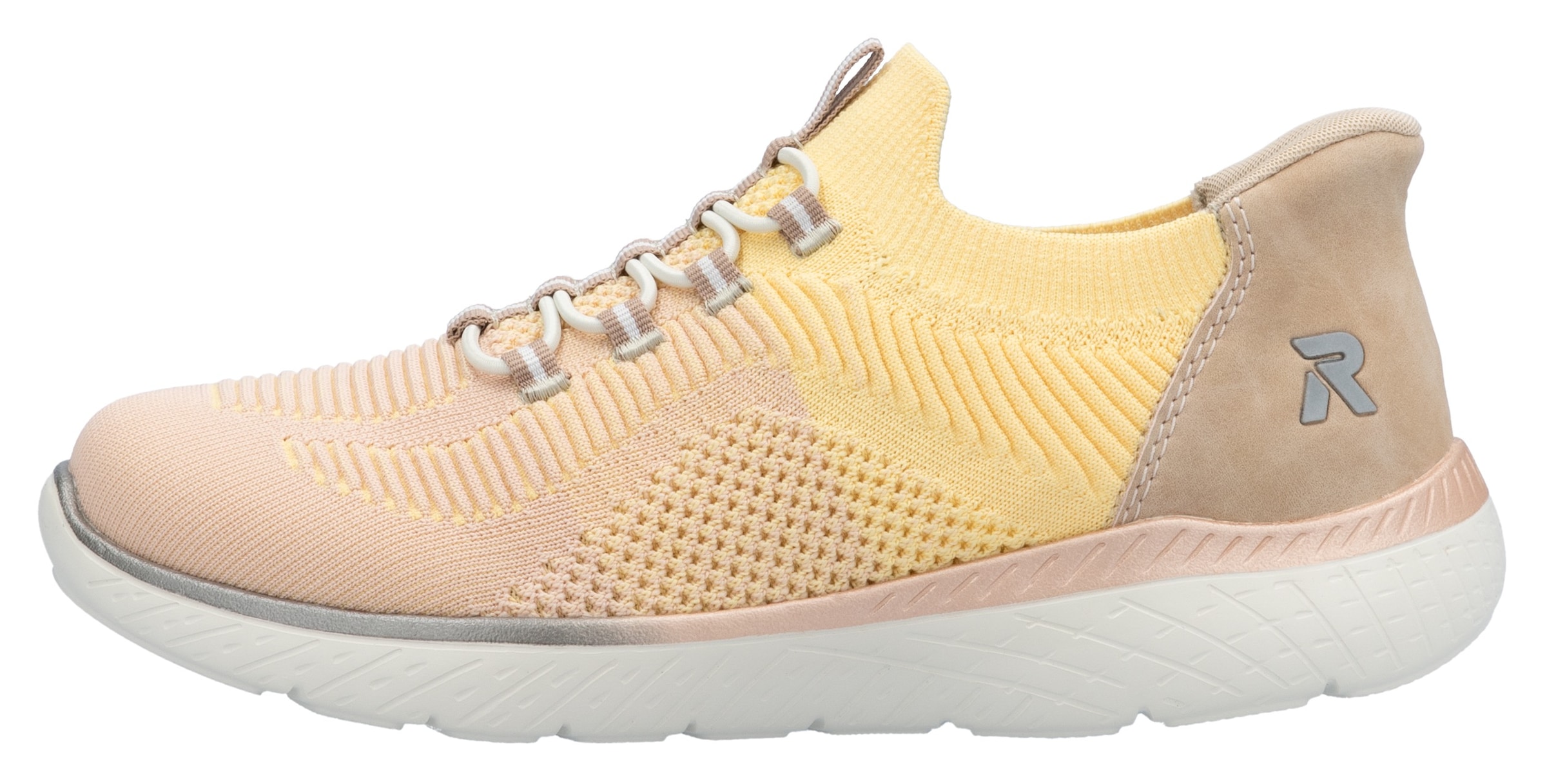 RIEKER Sport Slip-On Sneaker »Ready2GO«, Halbschuh, Freizeitschuh, Slipper mit MemoSoft-Innensohle