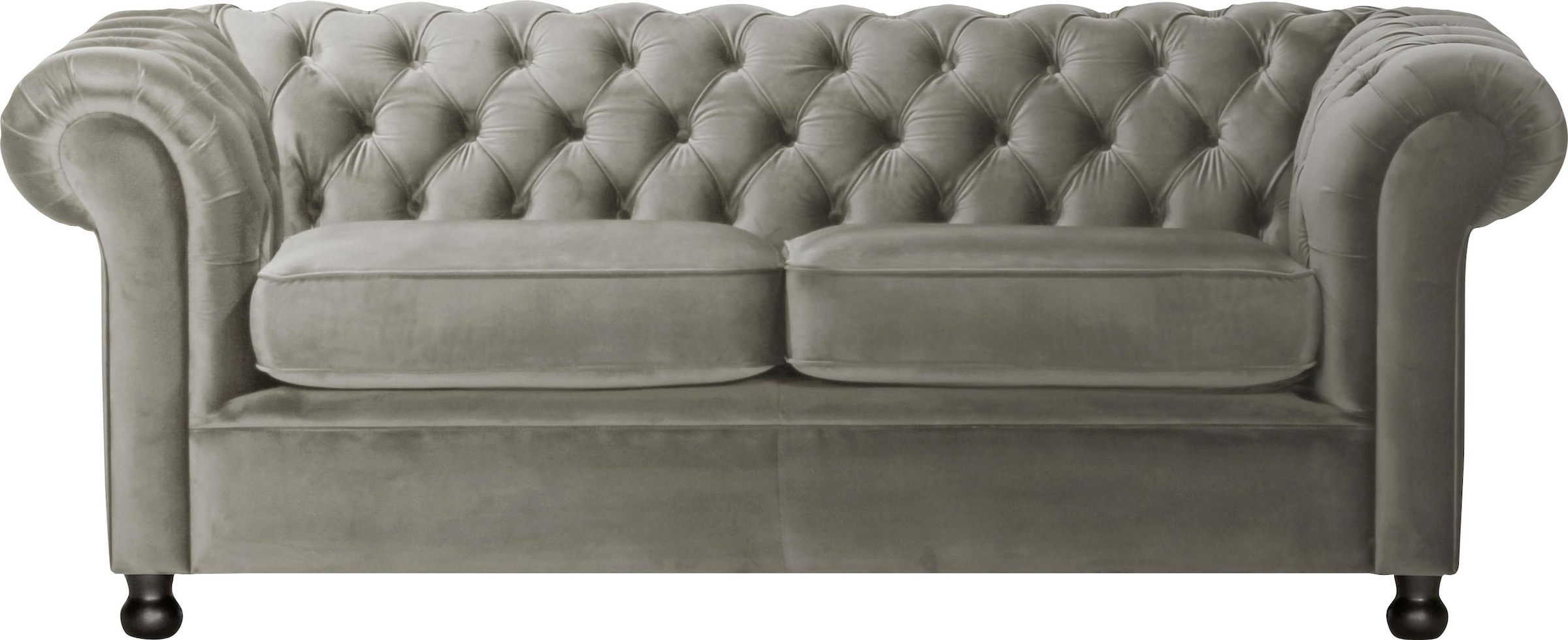 Home affaire Chesterfield-Sofa »Chesterfield Home 3-Sitzer B/T/H: 192/87/75 cn«, mit edler Knopfheftung und typischen Armlehnen