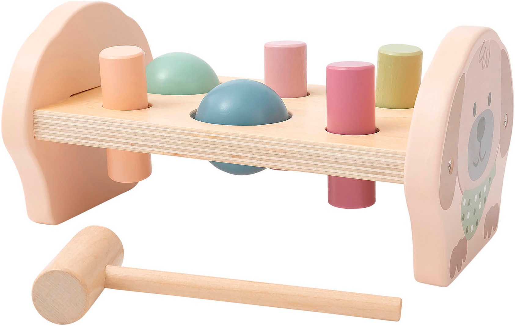 Sterntaler® Klopfbank »Hund Lucky« FSC® - schützt Wald