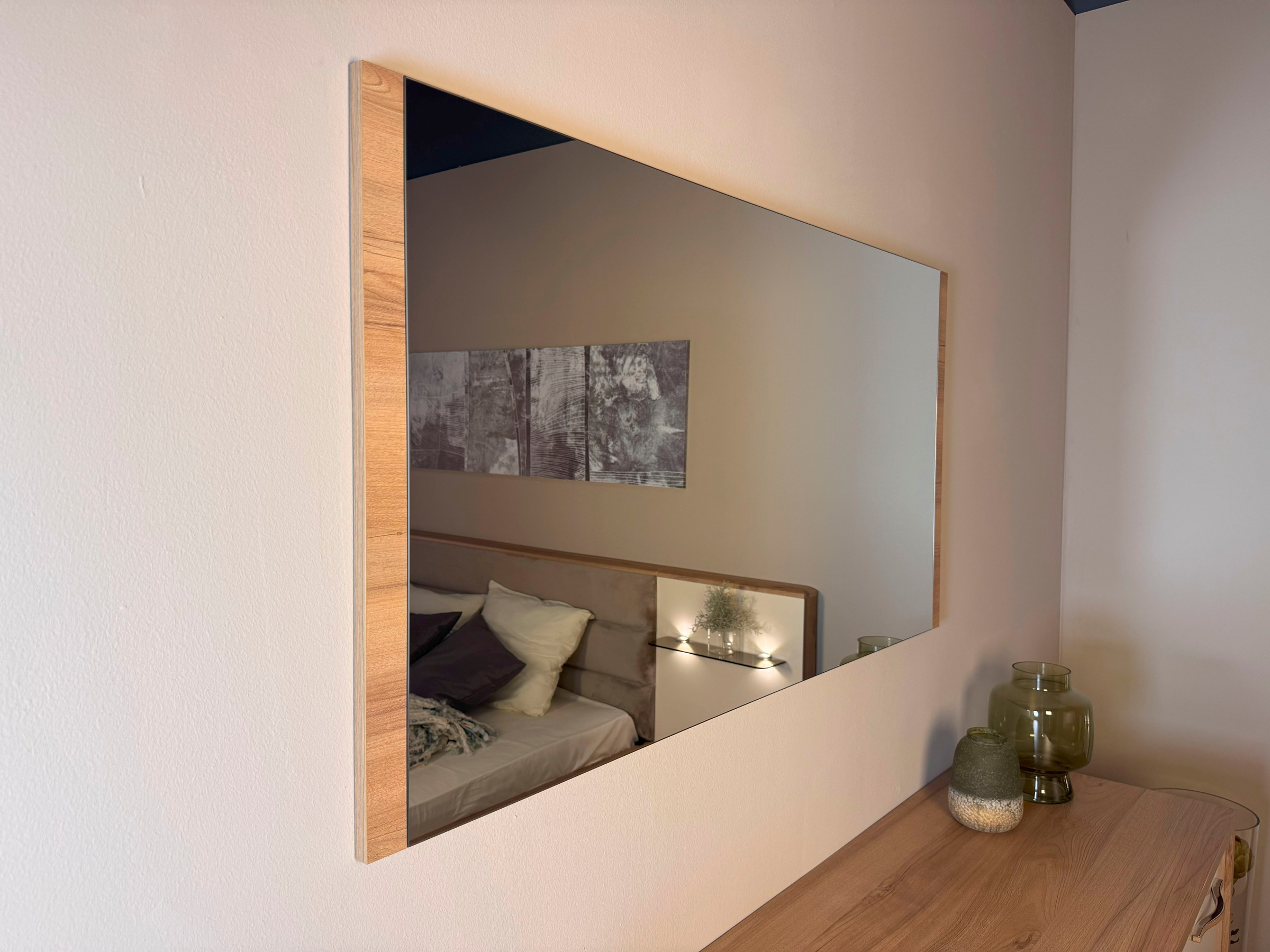 Thumbnail - OTTO home Wandspiegel "Gala, 123x65cm" FSC-zertifizierter Holzwerkstoff, melaminbeschichtet, pflegeleicht