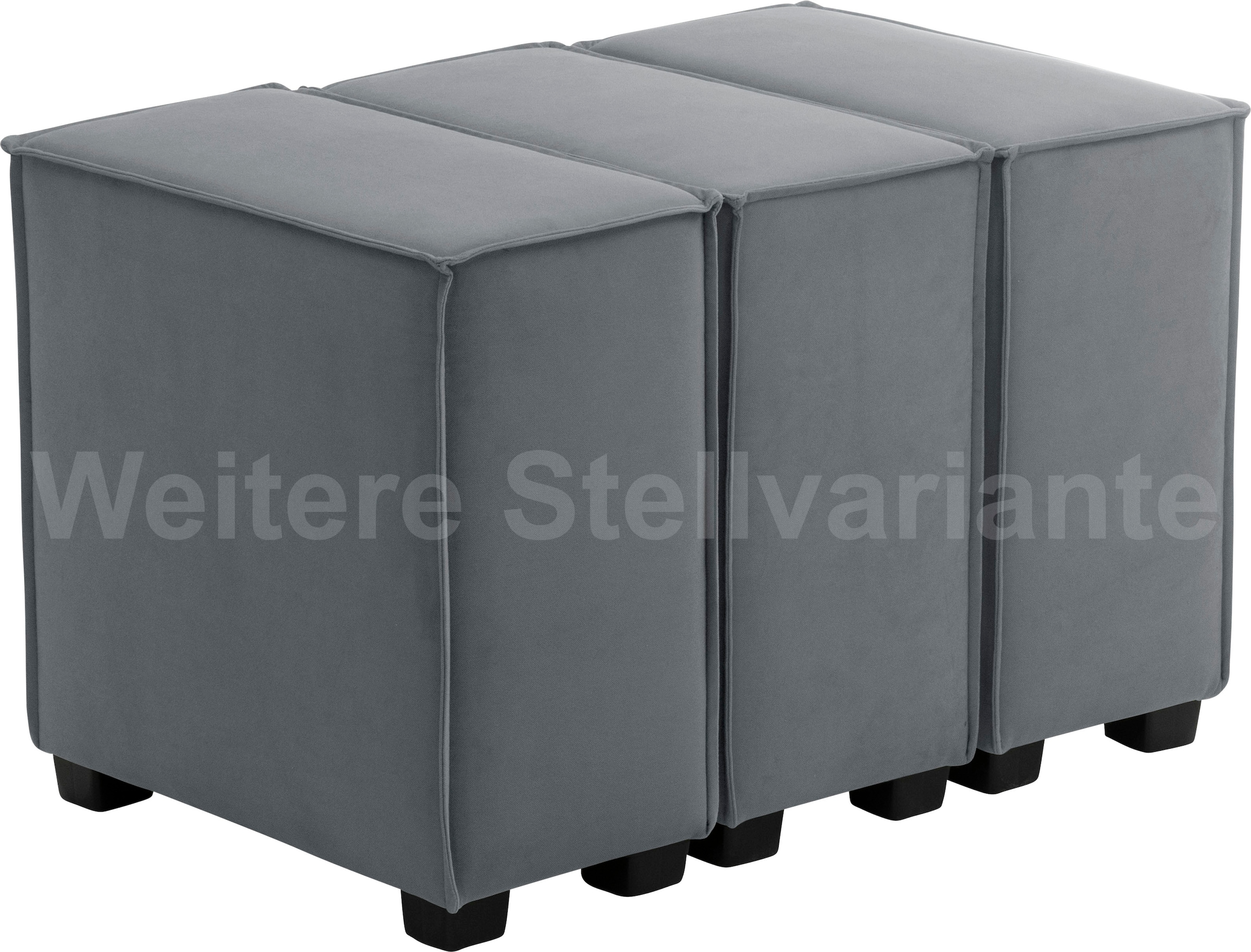 Max Winzer® Wohnlandschaft »MOVE«, (Set), Sofa-Set 11 aus 3 Sitz-Elementen, 3 Einzelsitze oder 1 Hocker