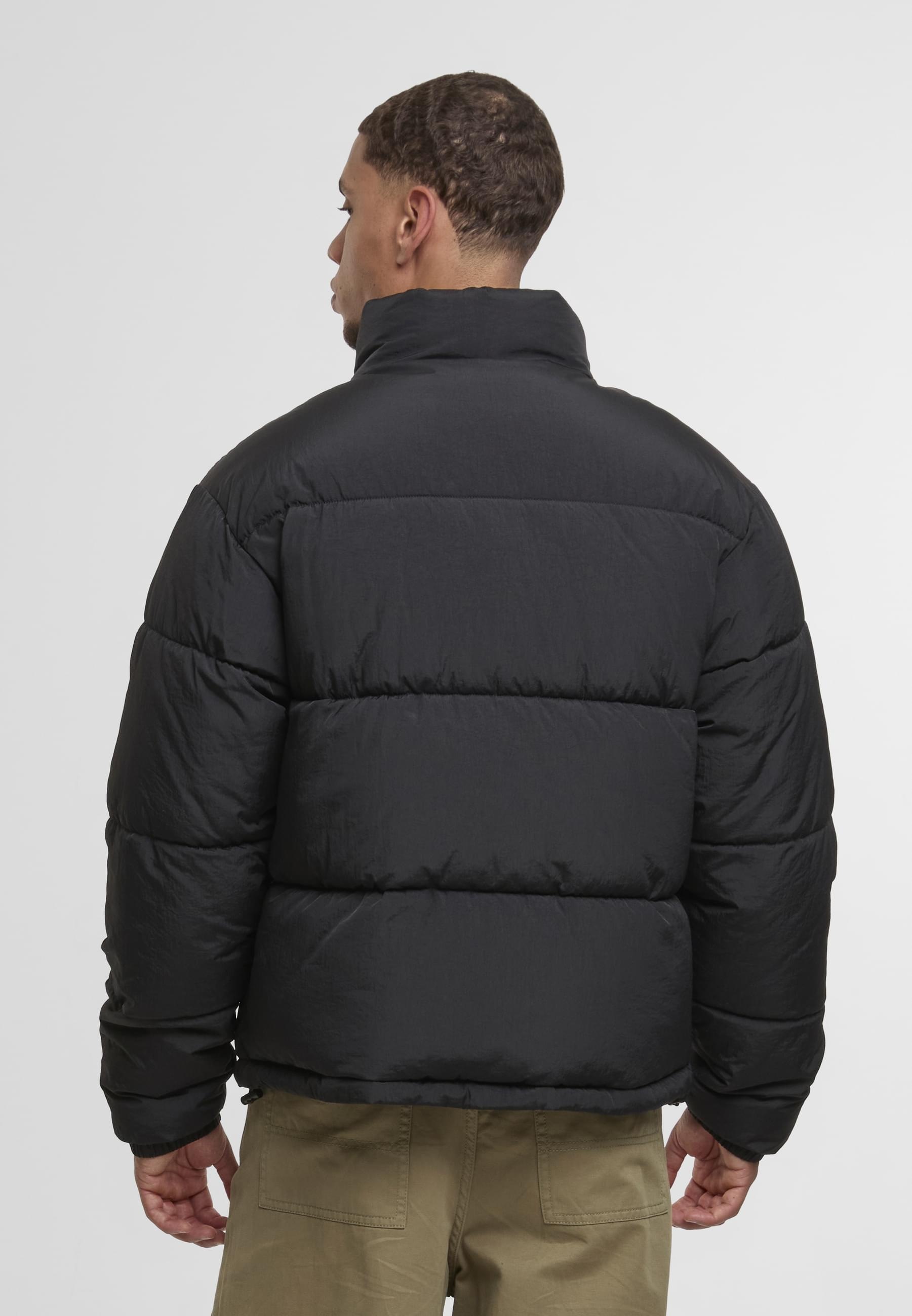 URBAN CLASSICS Winterjacke »Urban Classics Crinkle Puffer Jacket«, (1 St.), ohne Kapuze