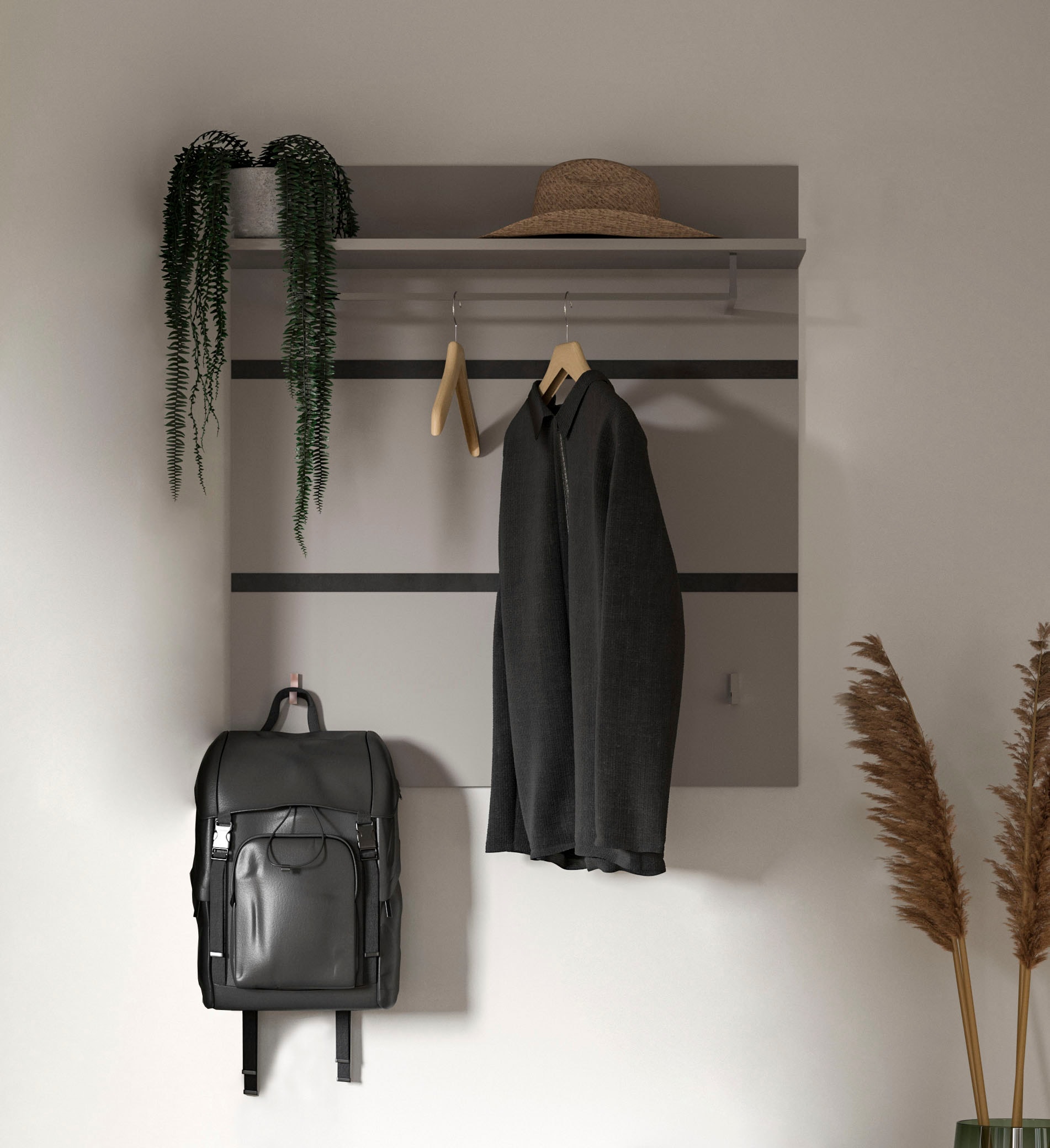 INOSIGN Garderobenpaneel "Skygge" 1 tlg. Garderobe, Garderobenmöbel, Paneel günstig online kaufen