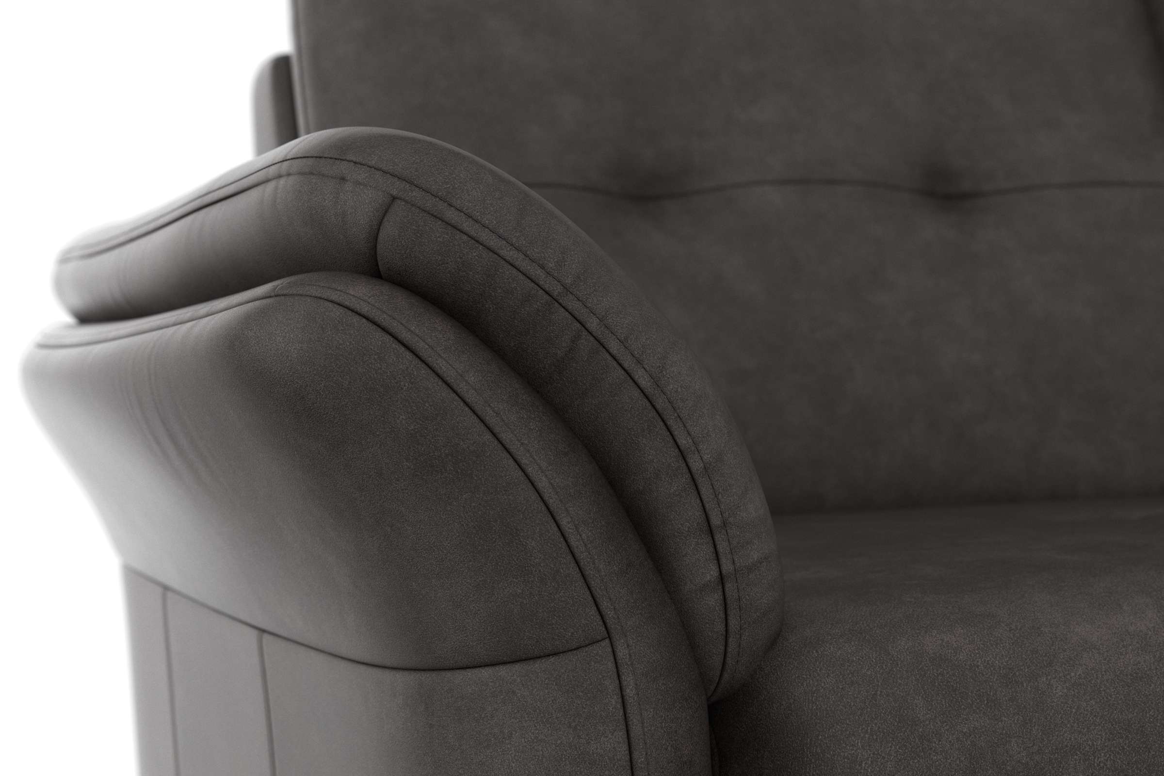 sit&more 2-Sitzer »Göteborg«, inklusive Sitztiefenverstellung und Federkern