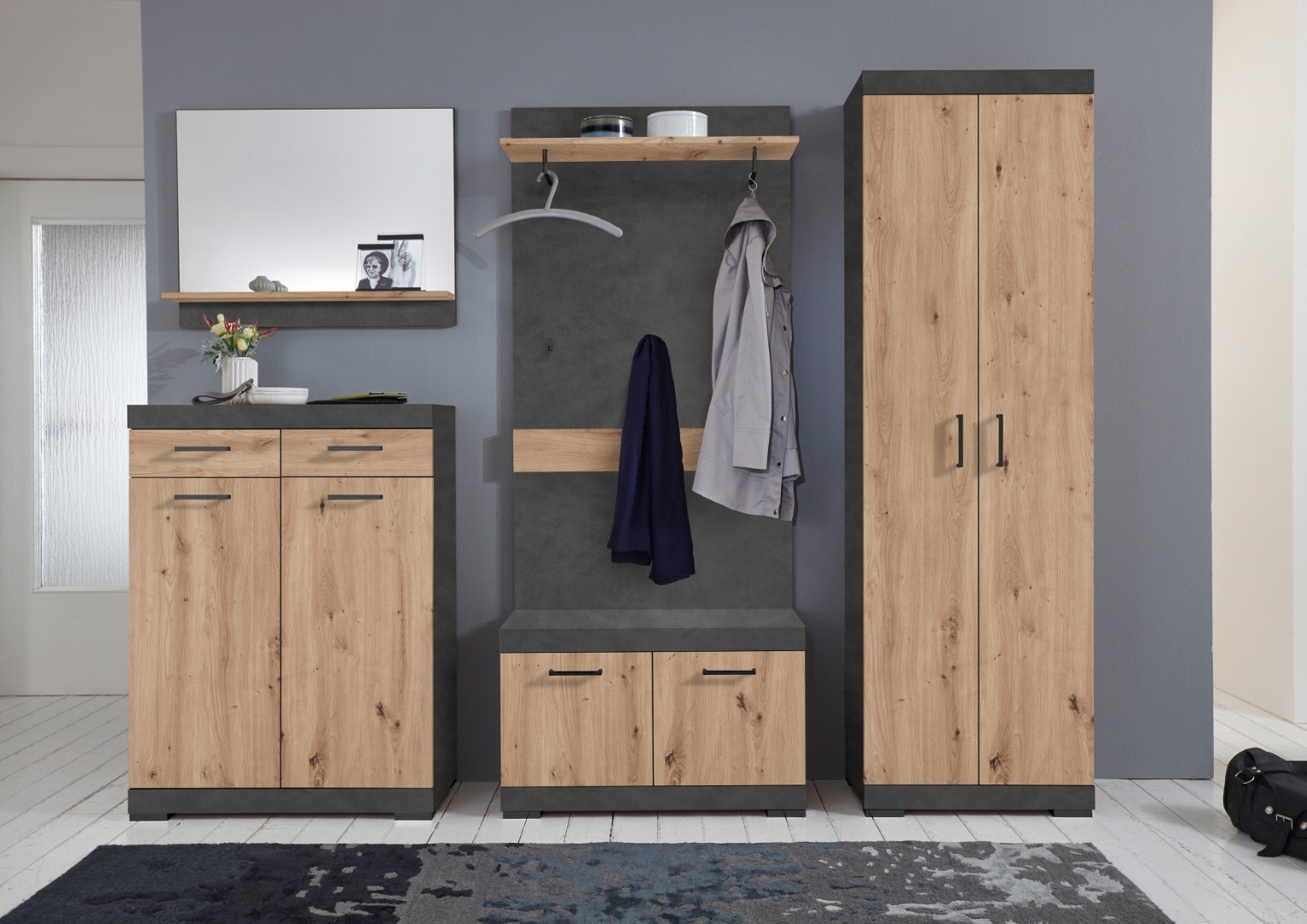 FMD Garderobenschrank