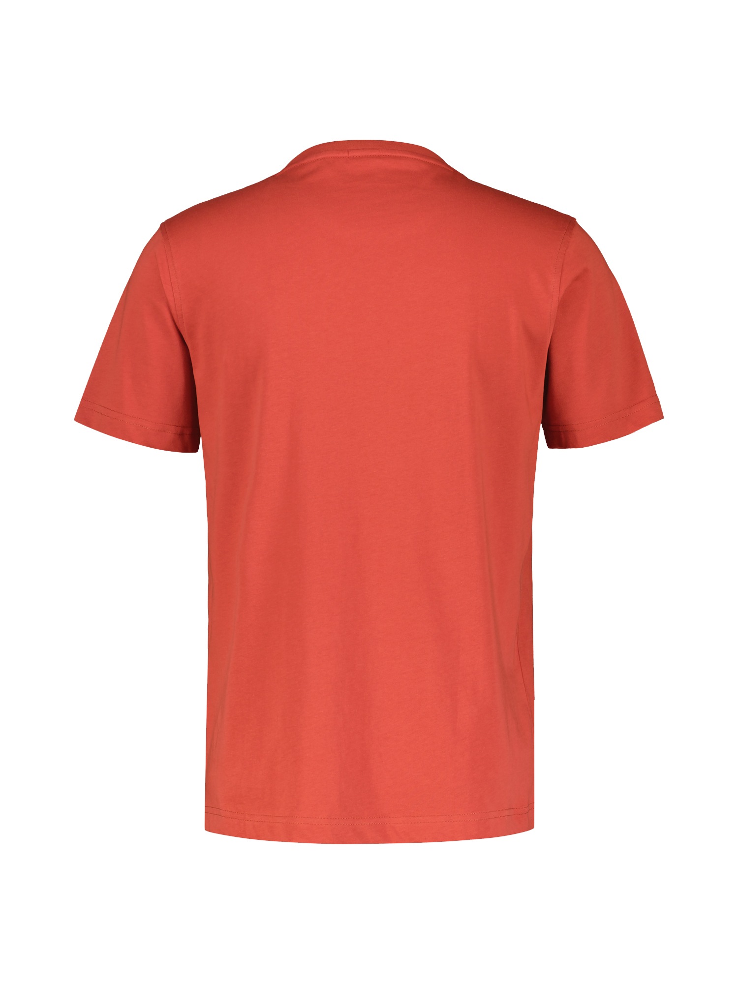 LERROS T-Shirt "LERROS Unifarbenes Basic T-Shirt mit Logostitch" günstig online kaufen