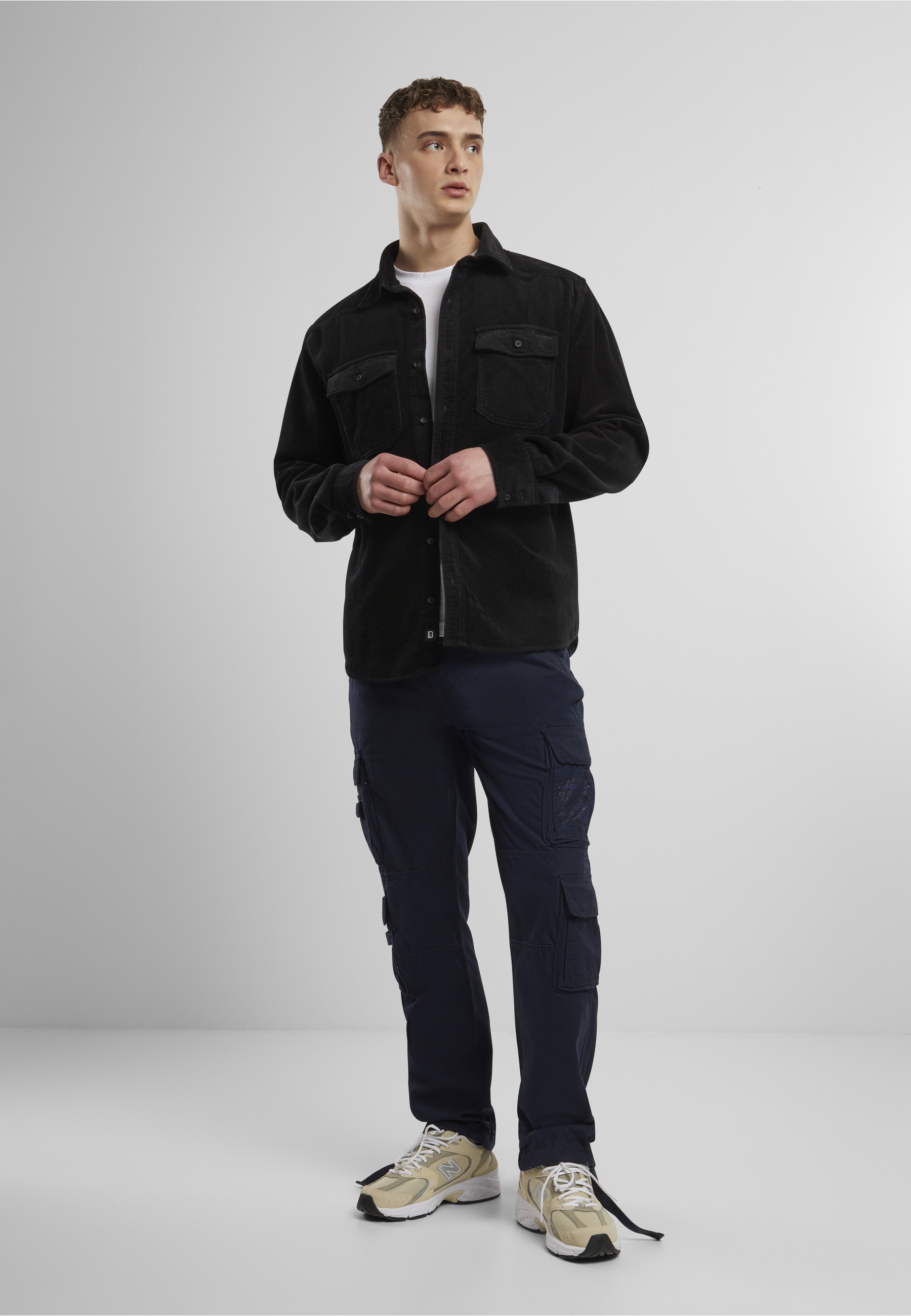Brandit Langarmhemd »Brandit Herren Corduroy Classic Shirt Long Sleeve« 1 Stk.