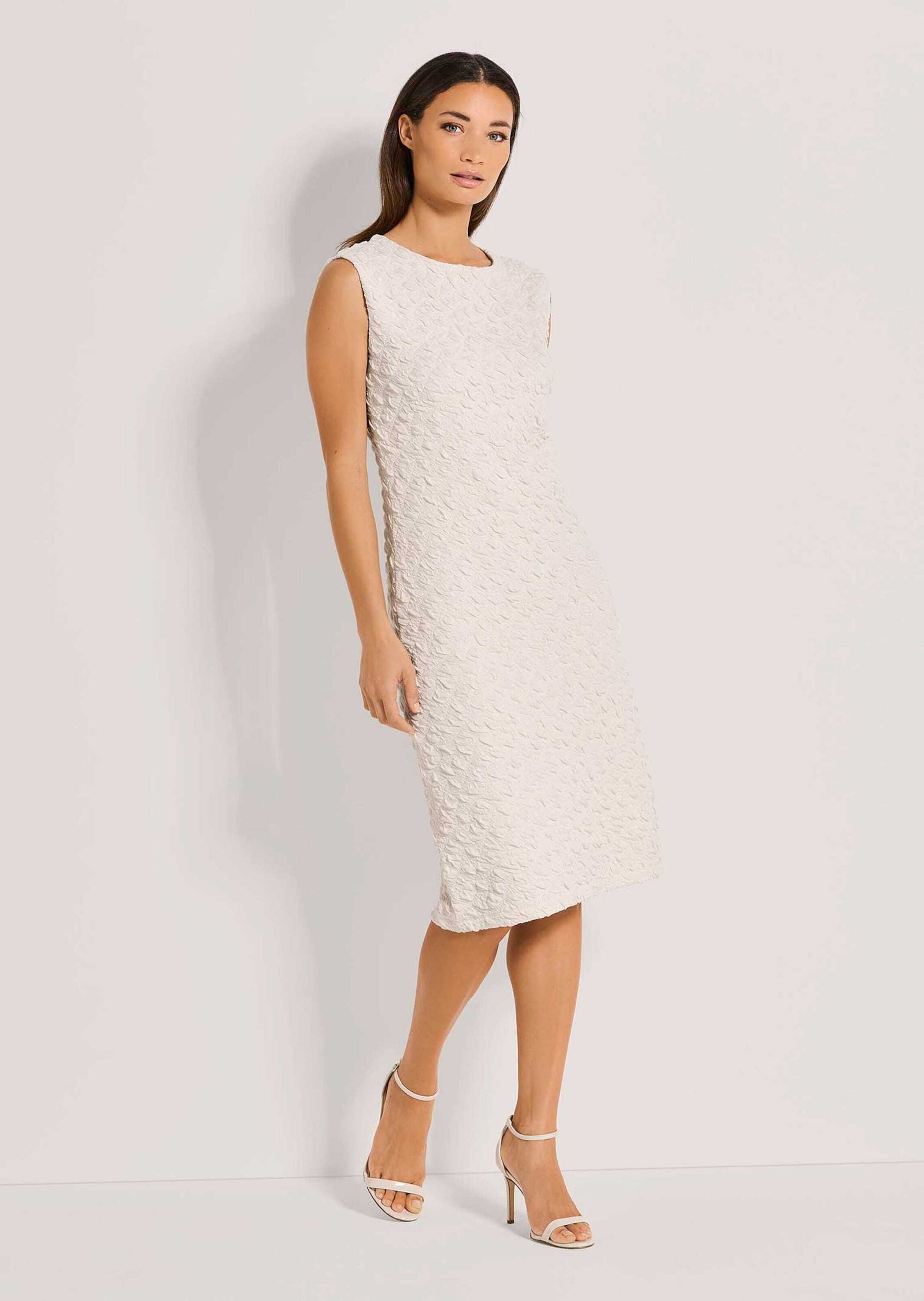 MADELEINE Sommerkleid "Etuikleid Elegantes ärmelloses Kleid mit Struktur" S günstig online kaufen