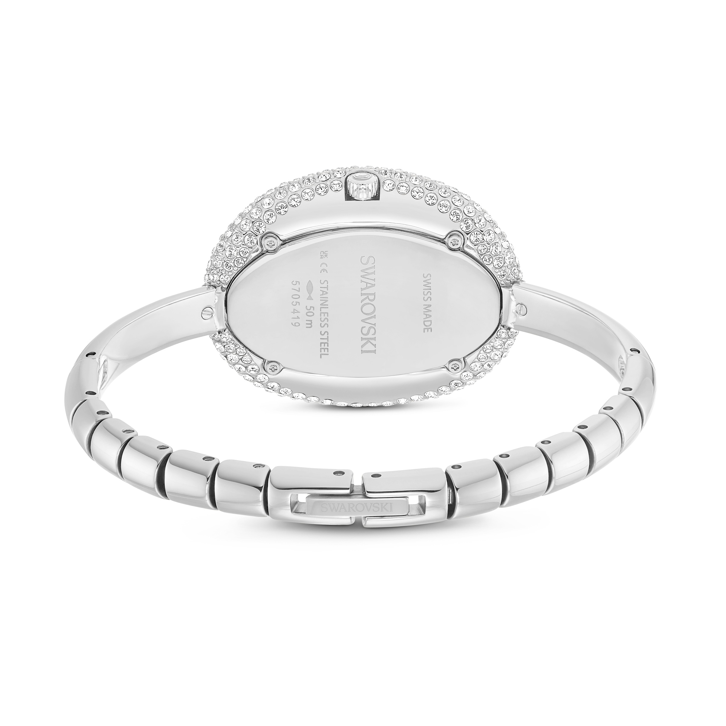 Swarovski Quarzuhr »IMBER« Armbanduhr, Damenuhr, Swiss Made, Edelstahlarmband, analog