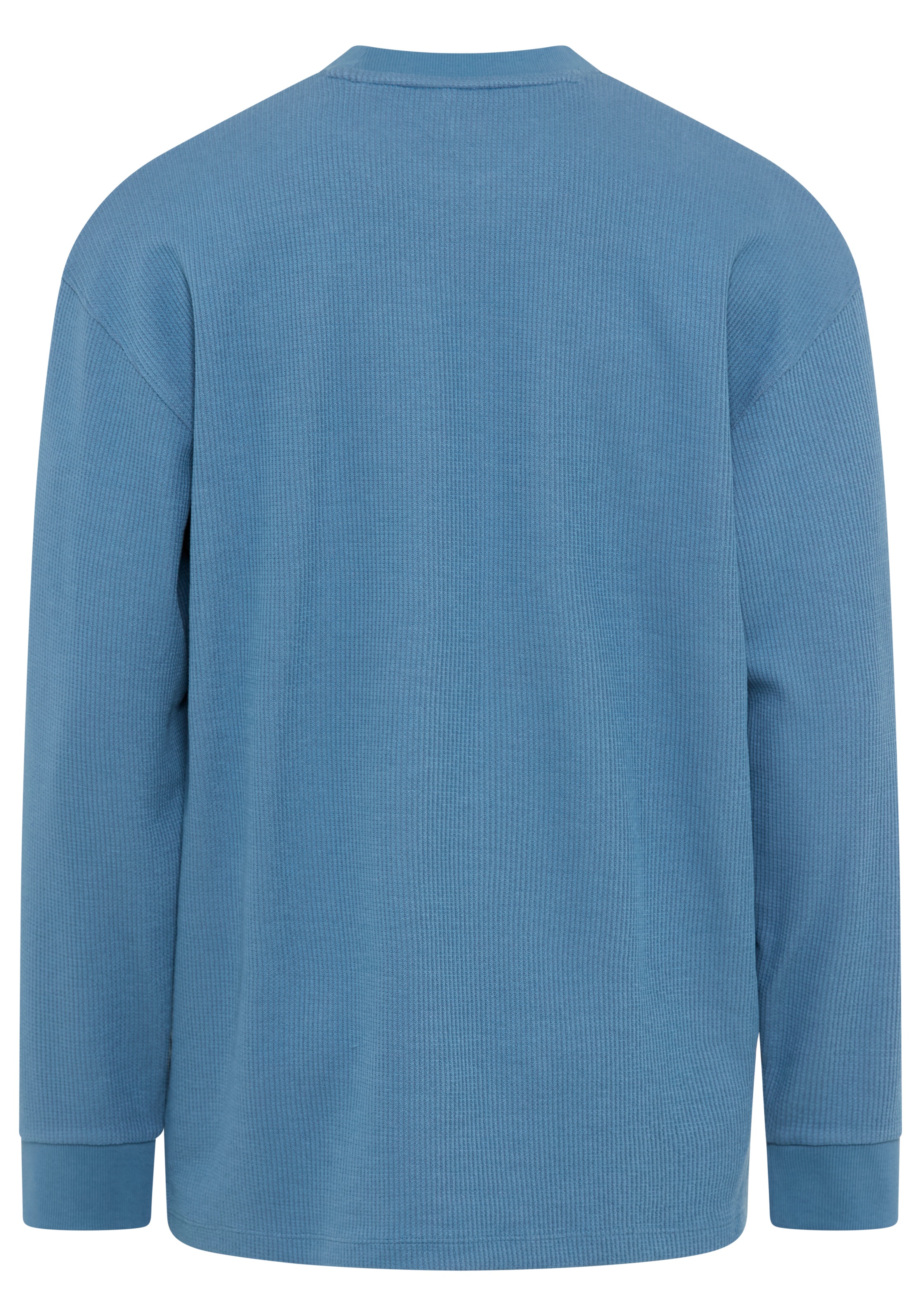 HUGO Blue Langarmshirt Nuwolo mit Logo-Badge günstig online kaufen