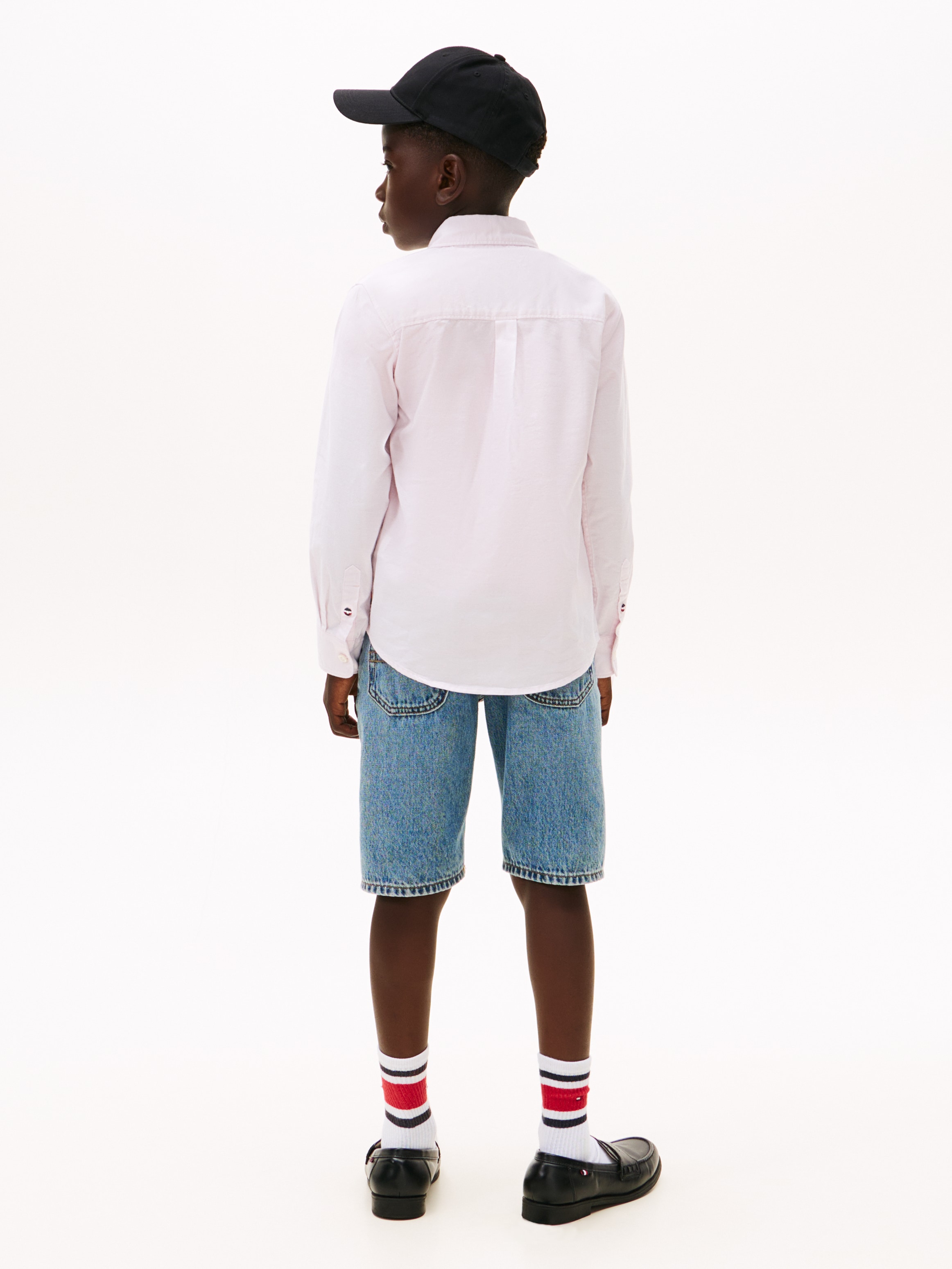 Tommy Hilfiger Langarmhemd »FLAG OXFORD SHIRT LS«, mit Logostickerei