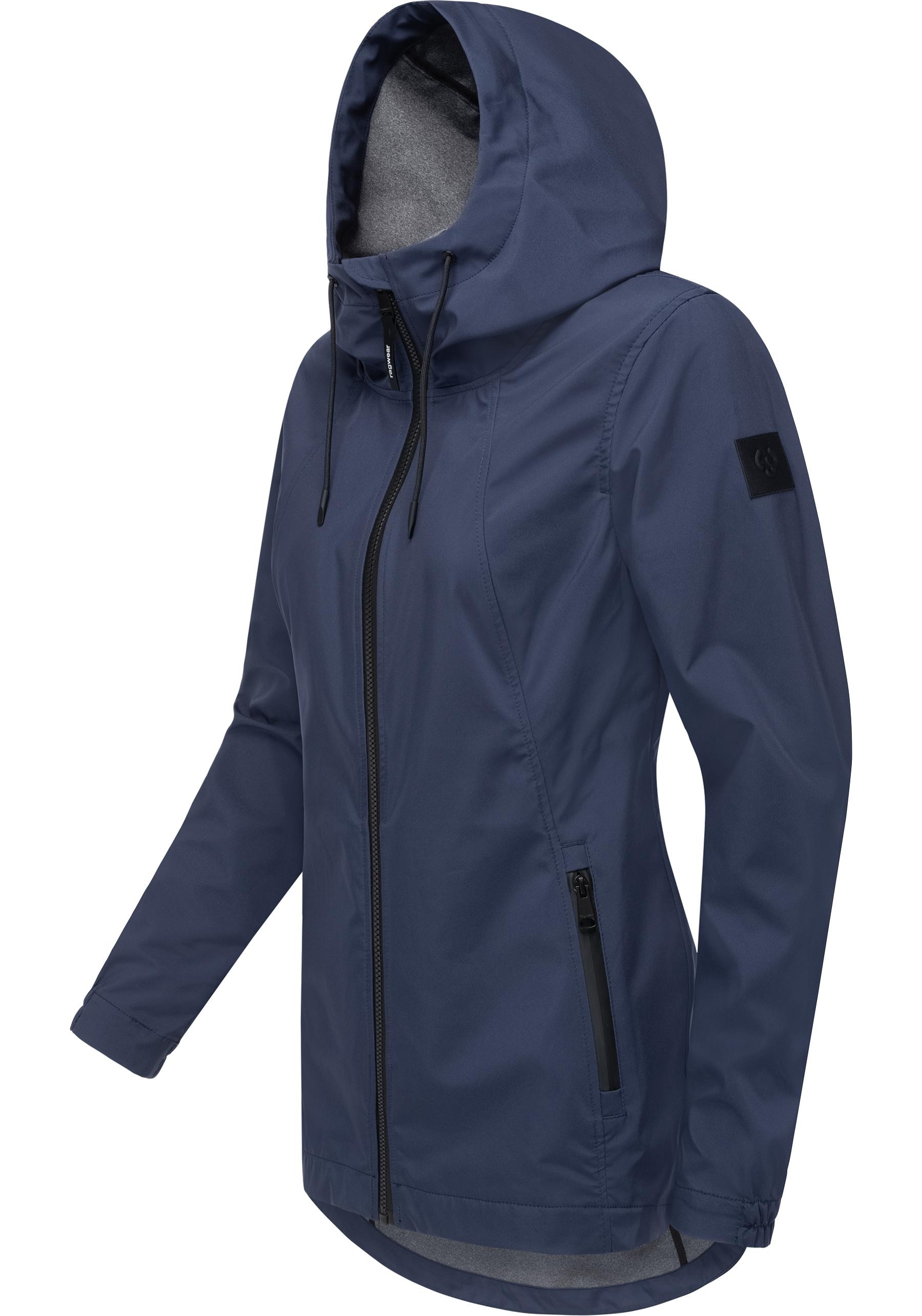 Ragwear Kurzmantel »Zuzka Sport«, Wasserdichter kurzer Übergangsmantel für Damen