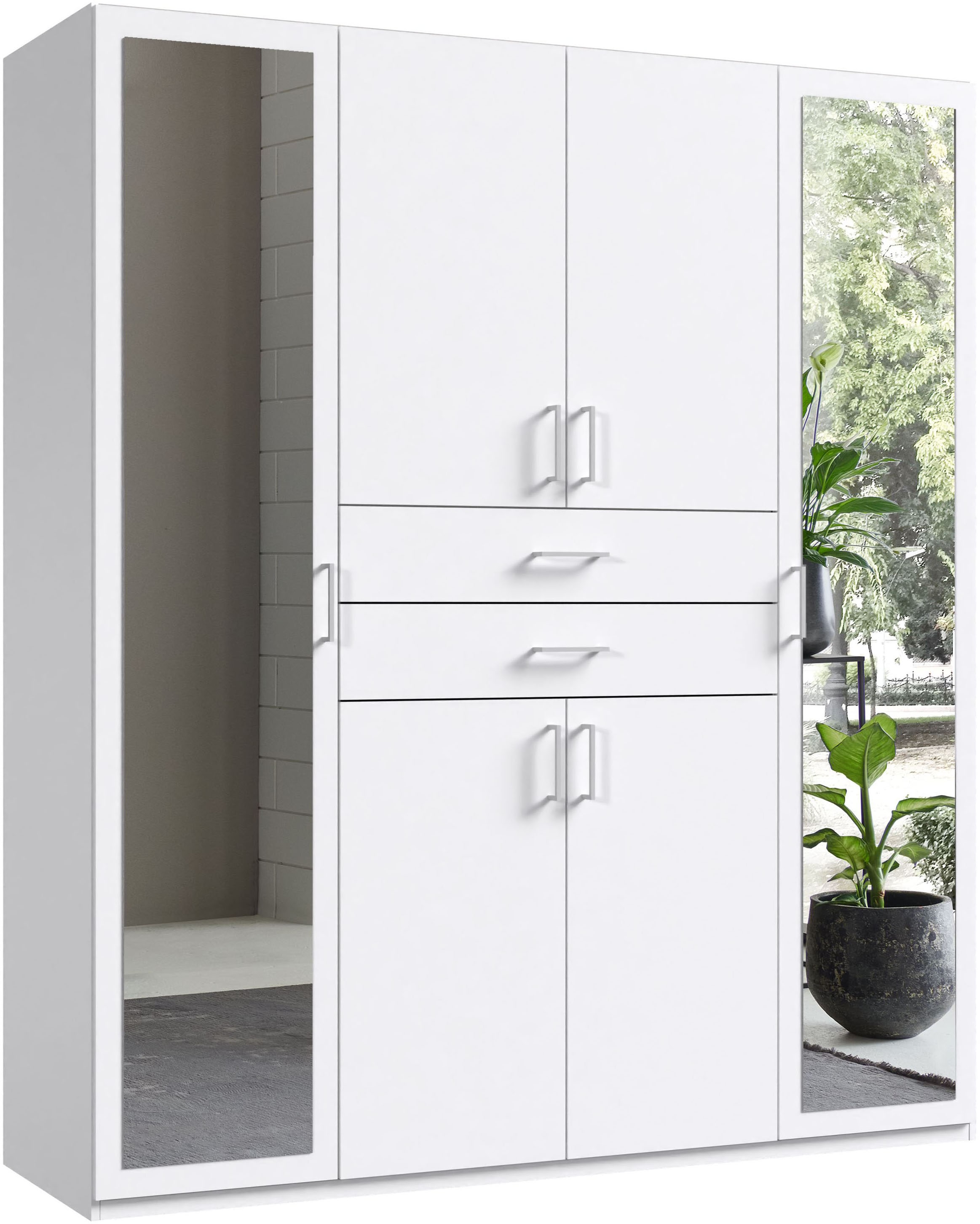 Wimex Kleiderschrank "Diver Drehtürenschrank mit Spiegel, in der Breite 180cm" Bestseller Schlafzimmerschrank
