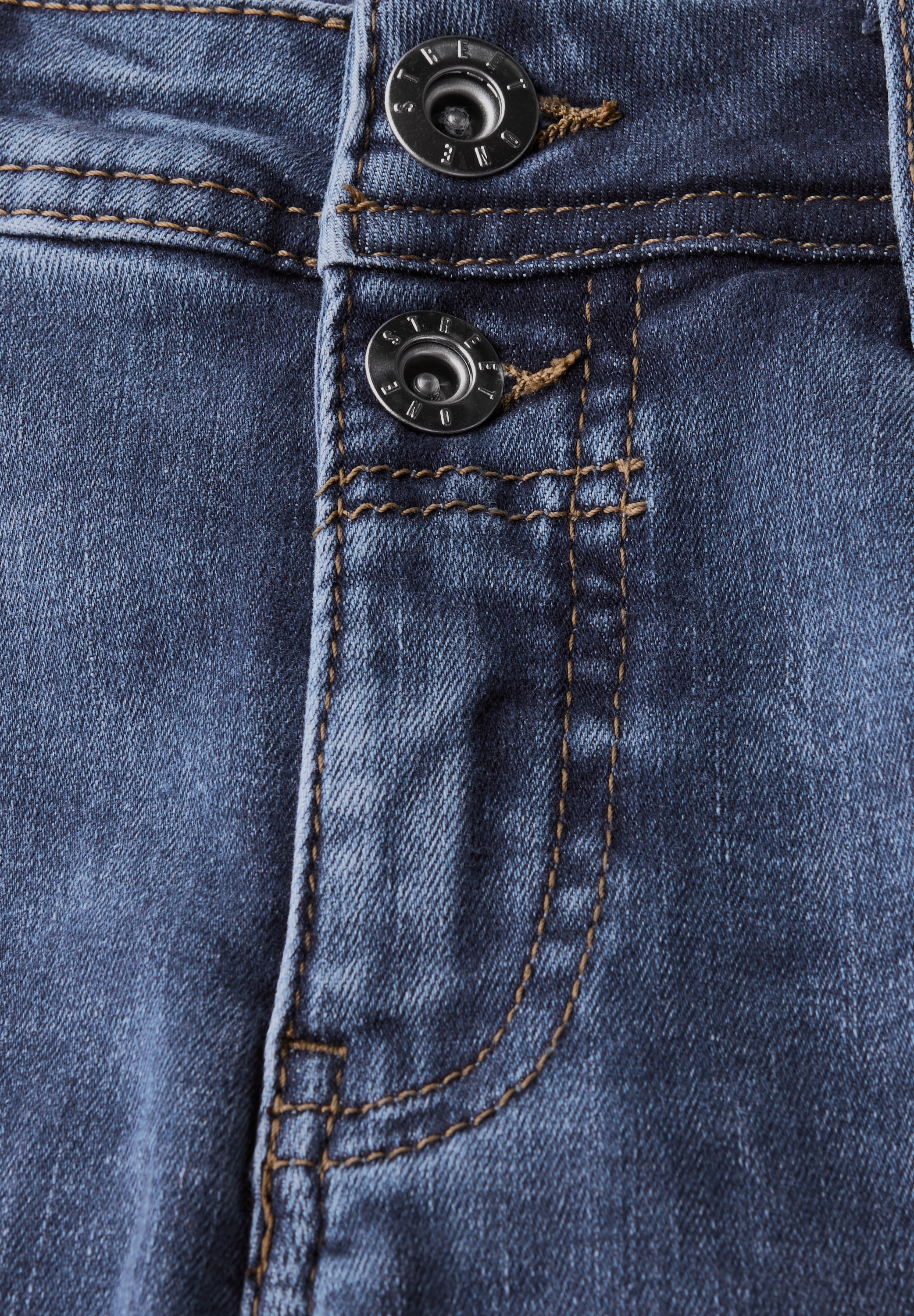STREET ONE Straight-Jeans, Middle Waist