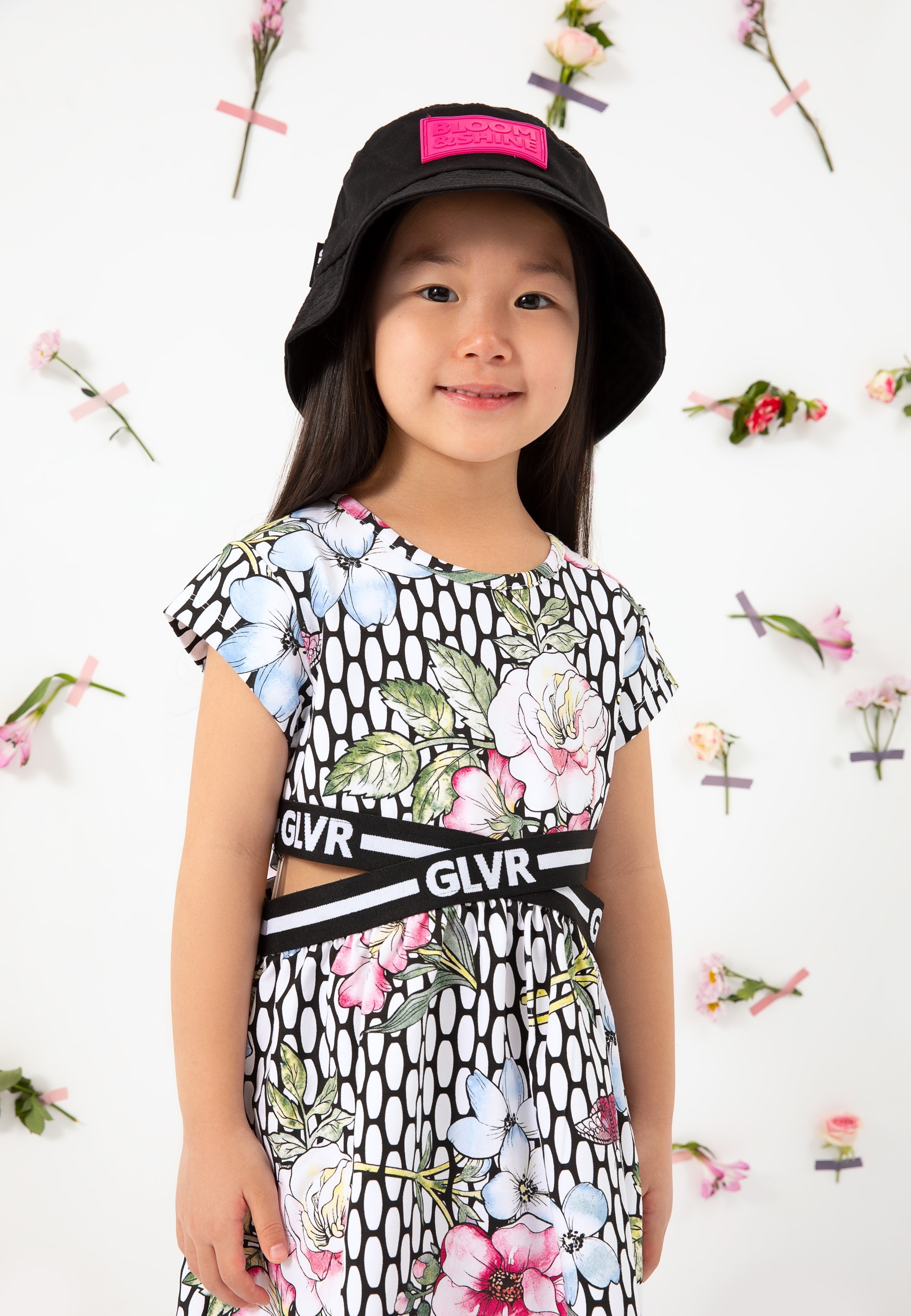 Gulliver Jerseykleid, mit | online Blumendruck kaufen verspieltem BAUR