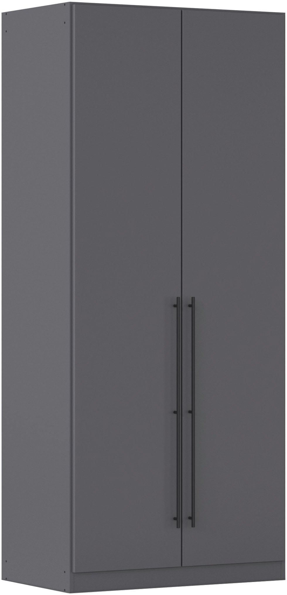 OTTO home Kleiderschrank "Mehrzweckschrank Aktenschrank Möbel Mietswohnung Schlafzimmer AVOLA" 3 verschiedene Ausstattungen BASIC/CLASSIC/PREMIUM (inkl. SOFT-CLOSE), mit hochwertigen Stangengriffen in Schwarz aus Metall MADE IN GERMANY