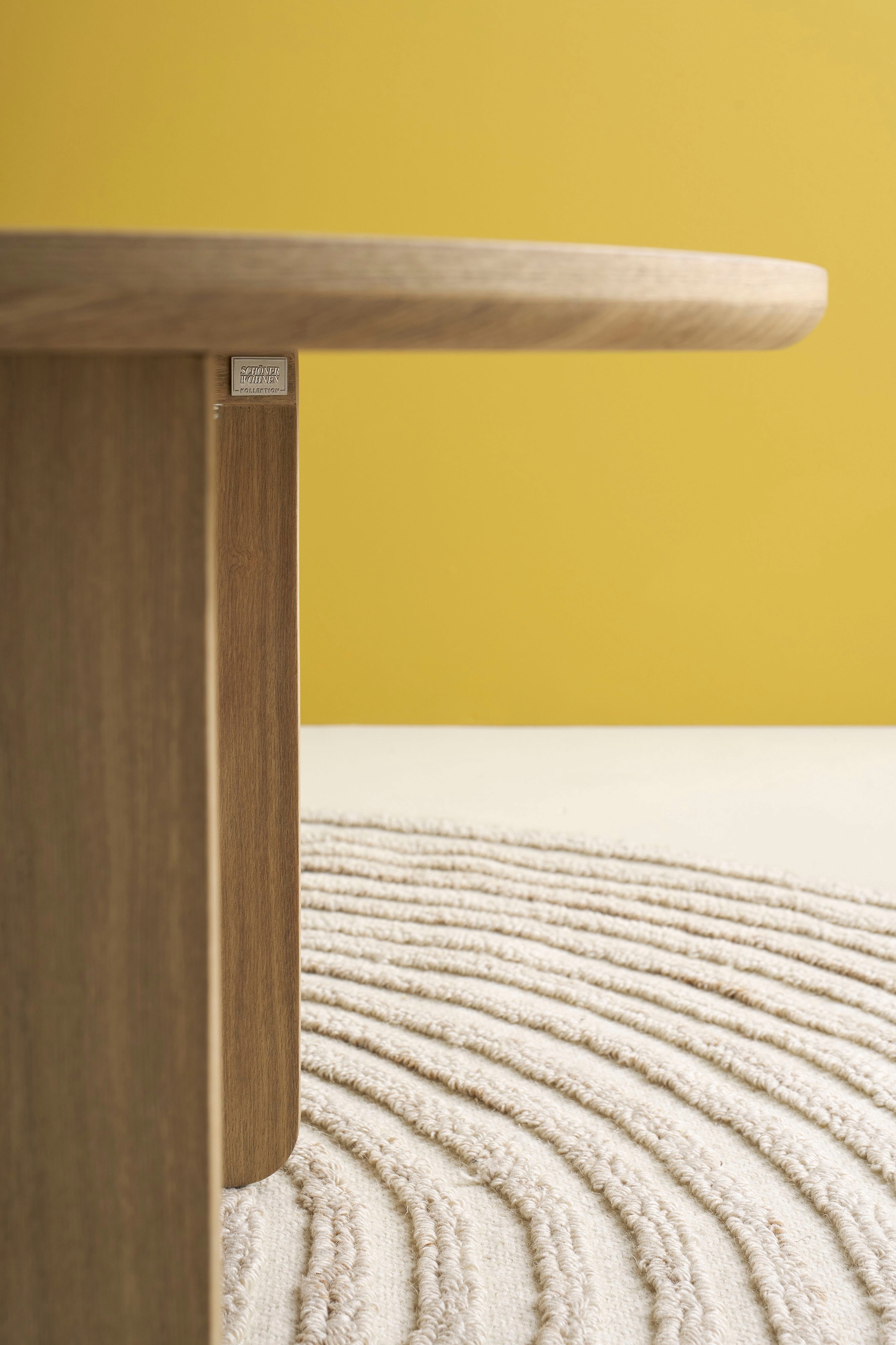 SCHÖNER WOHNEN-Kollektion Couchtisch »TROMS« 1 Stk. tlg. 110 cm, mit variabel montierbarem Untergestell