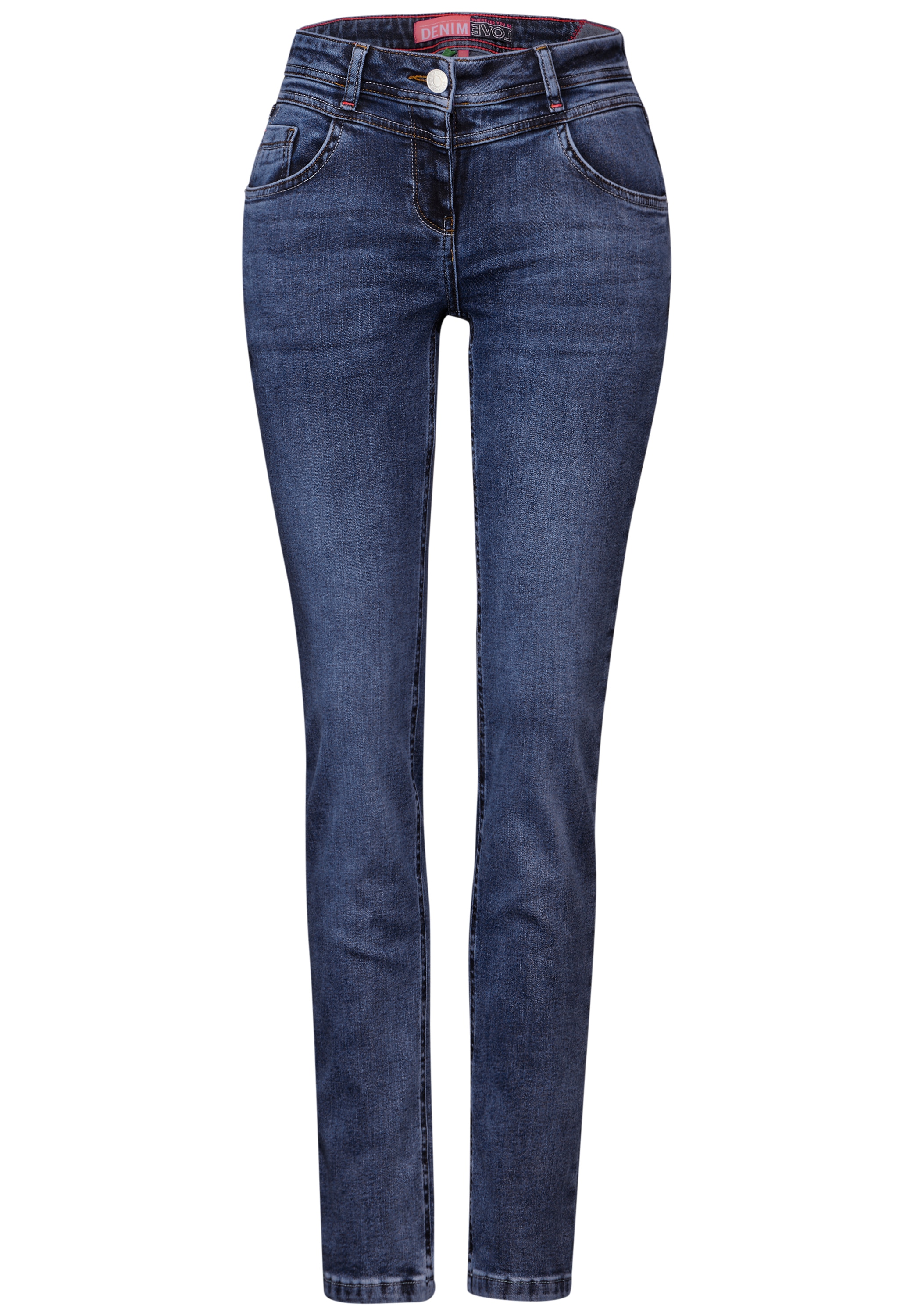 Cecil Slim-fit-Jeans, Middle Waist