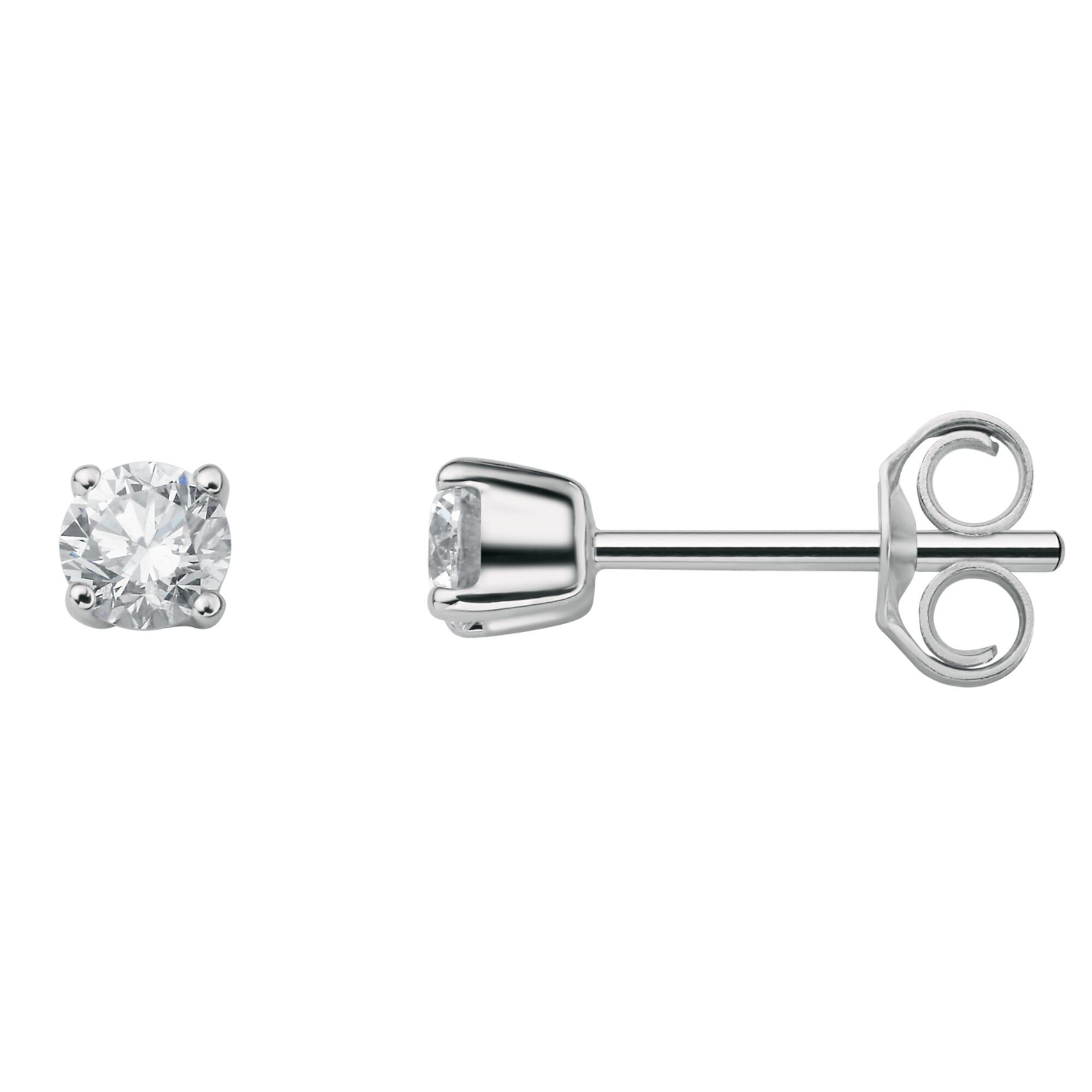 Paar Ohrhänger »0.30 ct Diamant Brillant Ohrringe Ohrstecker aus 950 Platin«, Damen...