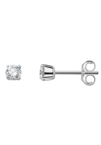 Paar Ohrhänger »0.30 ct Diamant Brillant Ohrringe Ohrstecker aus 950 Platin«, Damen...