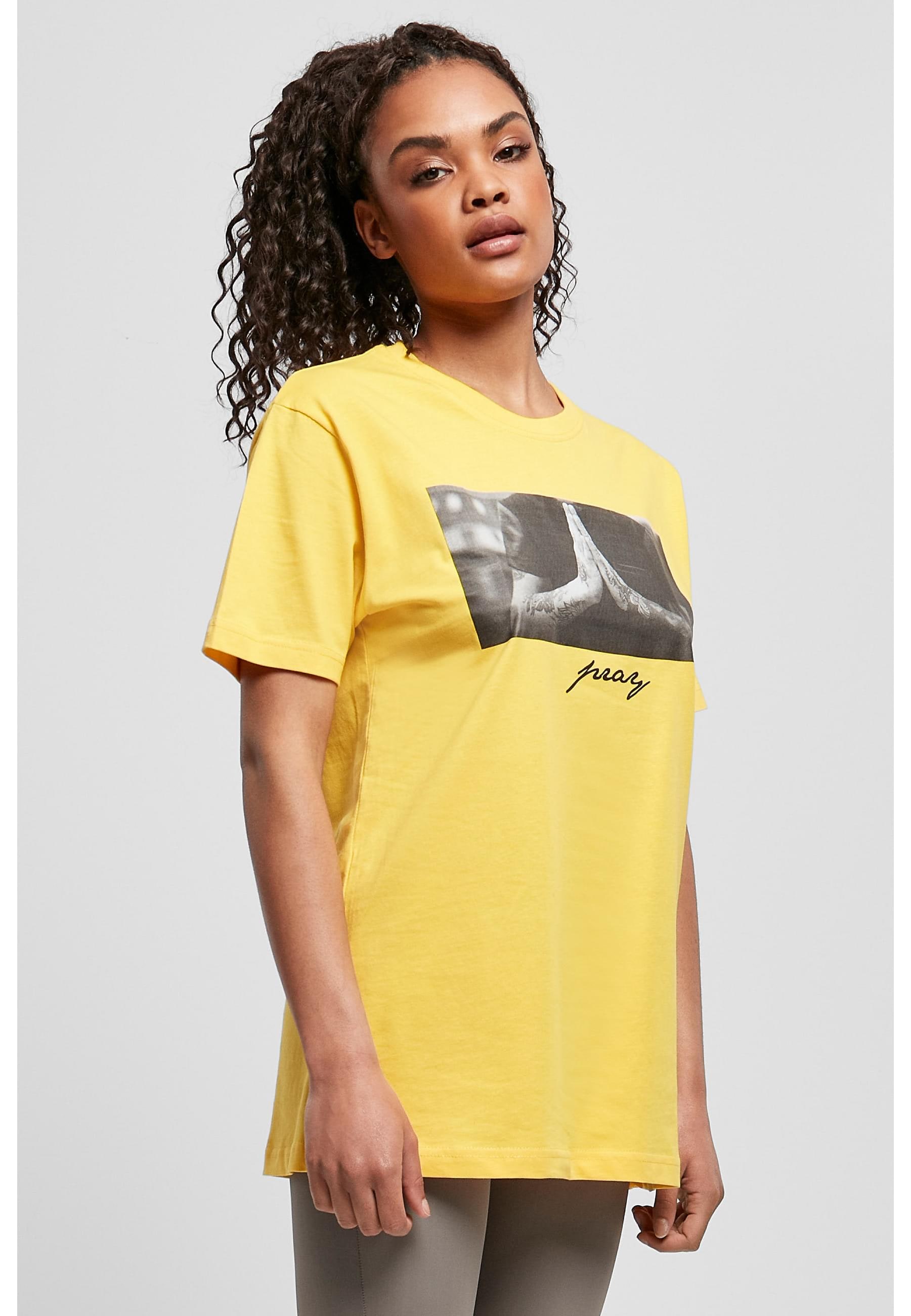MisterTee Kurzarmshirt »MisterTee Damen Ladies Pray Tee«, (1 tlg.)