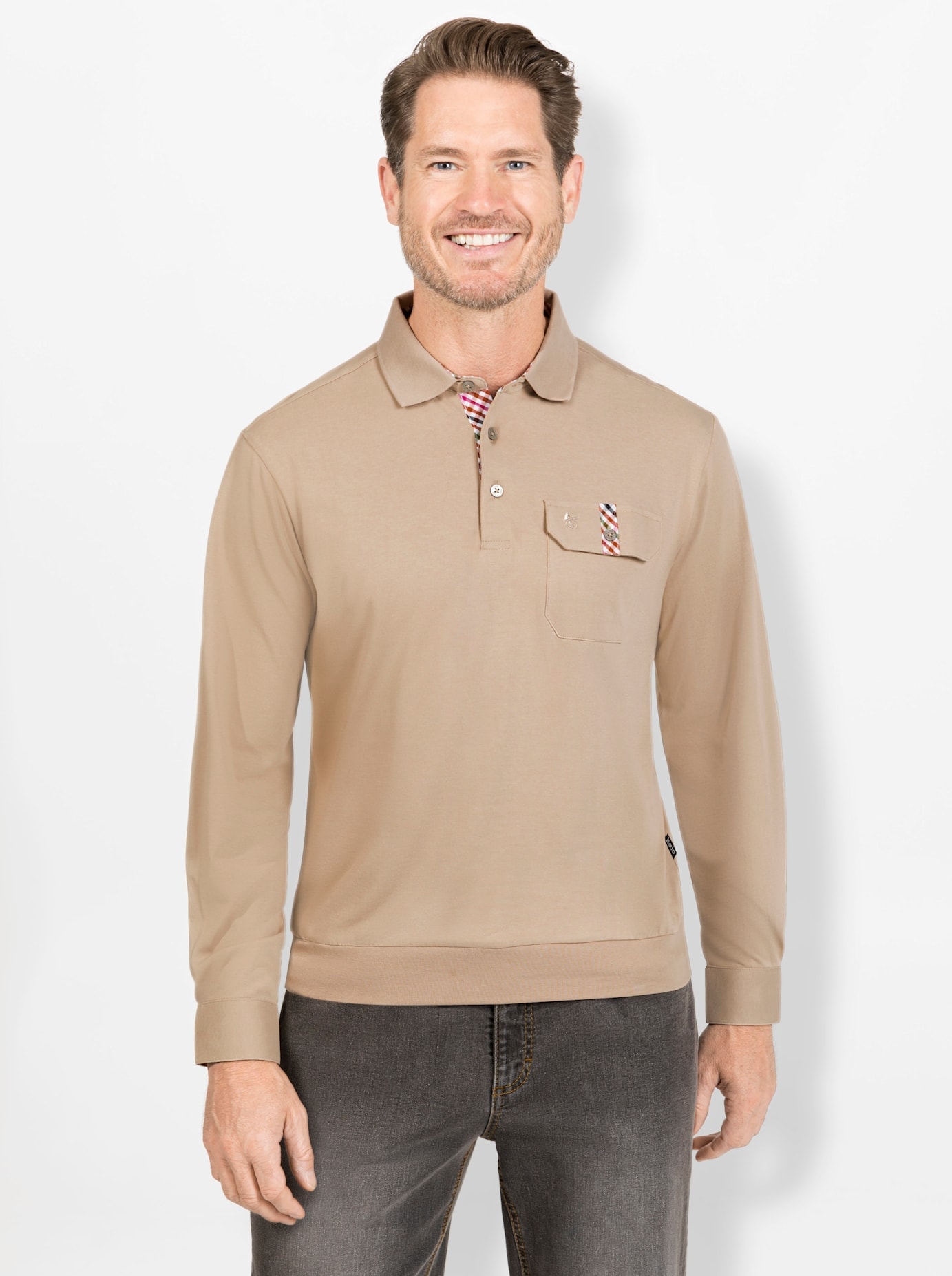 Hajo Poloshirt "Langarm-Poloshirt"