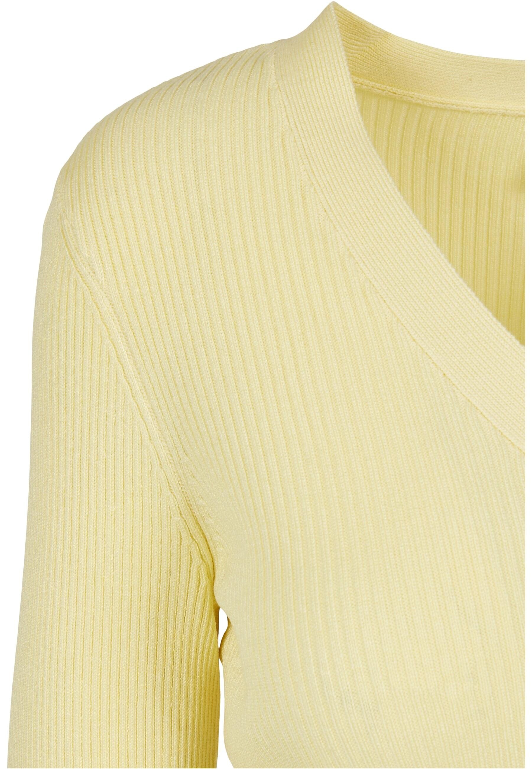 URBAN CLASSICS Strickjacke »Urban Classics Damen Ladies Short Rib Knit Cardigan«