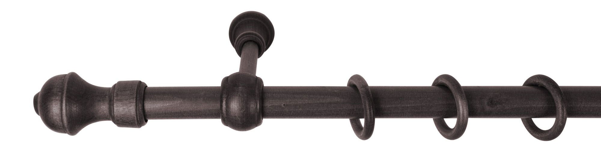 SN DECO GROUP Gardinenstange "Ares" 1 läufig-läufig Fixmaß 28 mm, Holz, ver günstig online kaufen