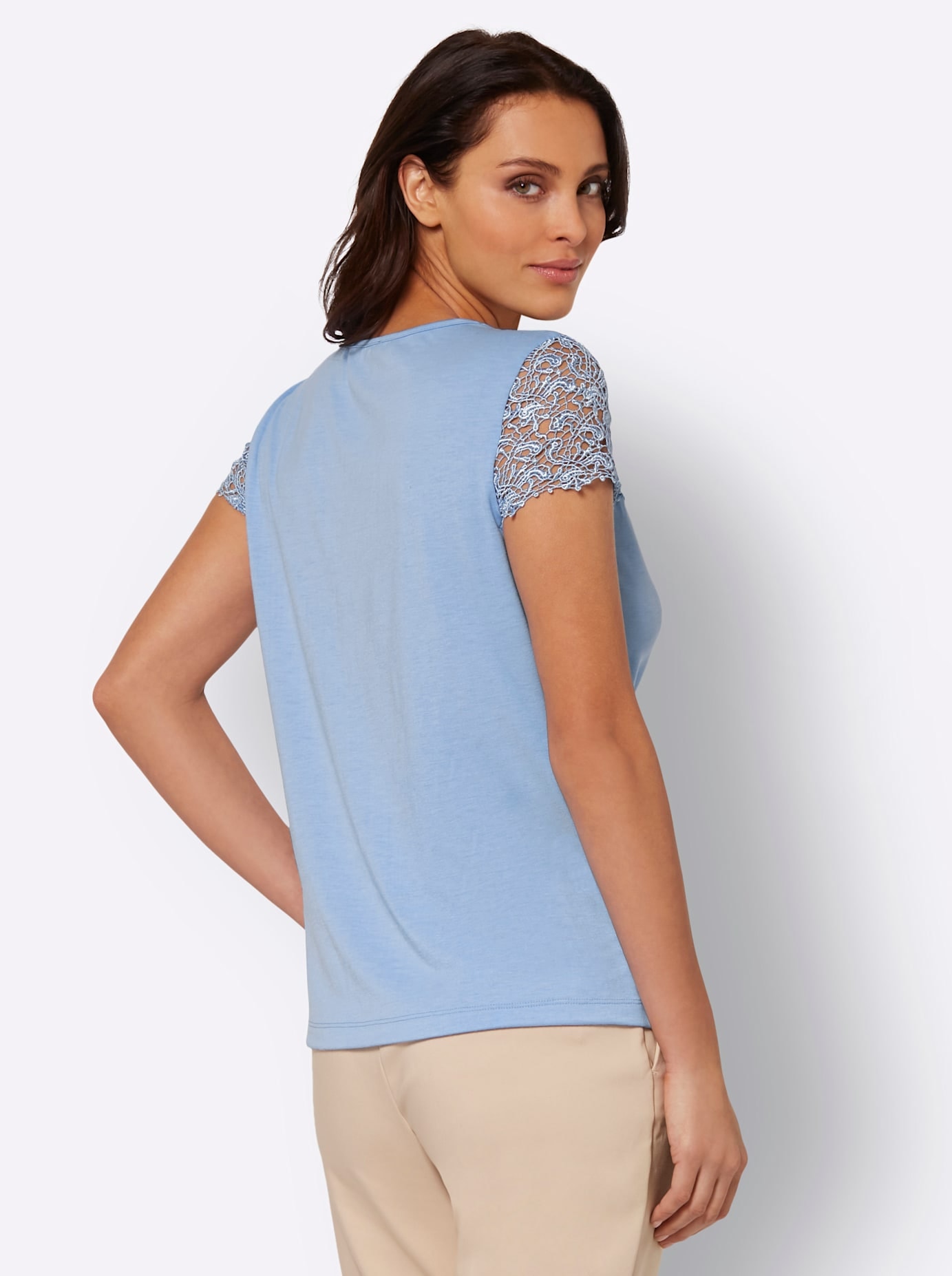 Lady Spitzenshirt »Shirt«, (1 tlg.)