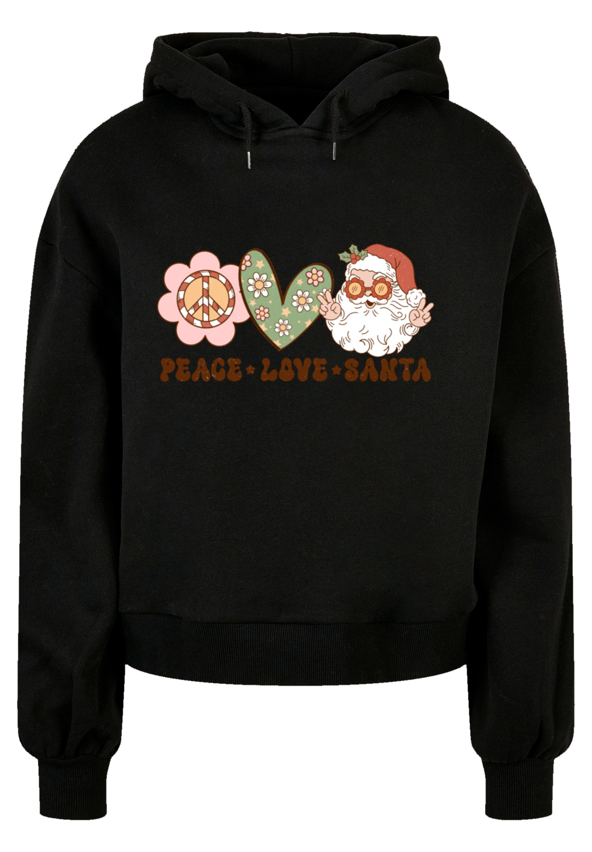 F4NT4STIC Kapuzenpullover "Peace Love Santa Weihnachten", Premium Qualität, günstig online kaufen