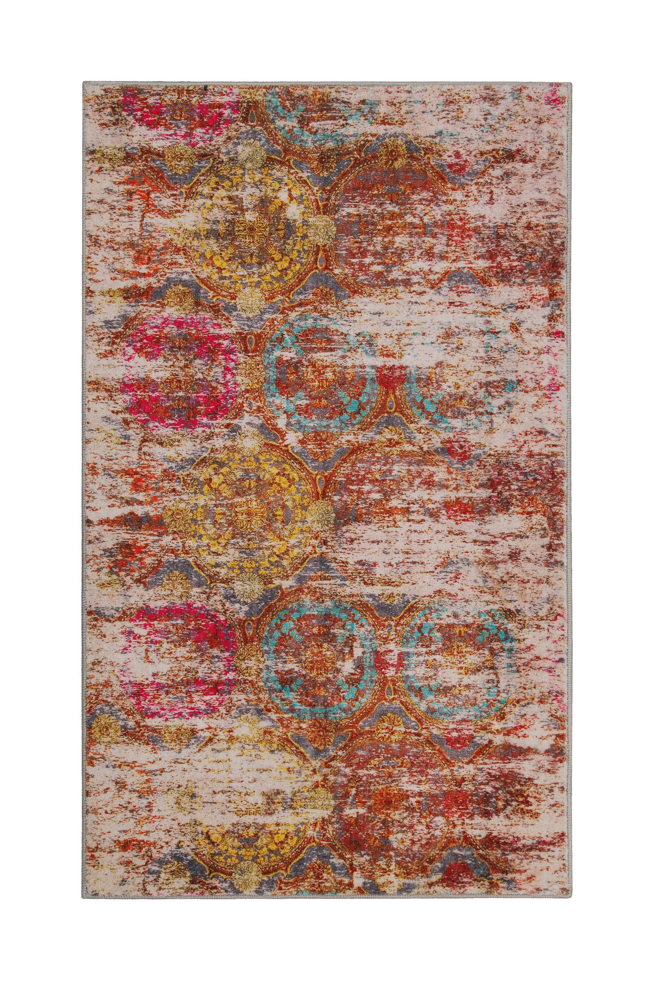 Thumbnail - Wecon home Badematte "Beach Front" Höhe 0,5 mm fußbodenheizungsgeeignet Vintage, waschbar, rutschfest, schnell trocknend...