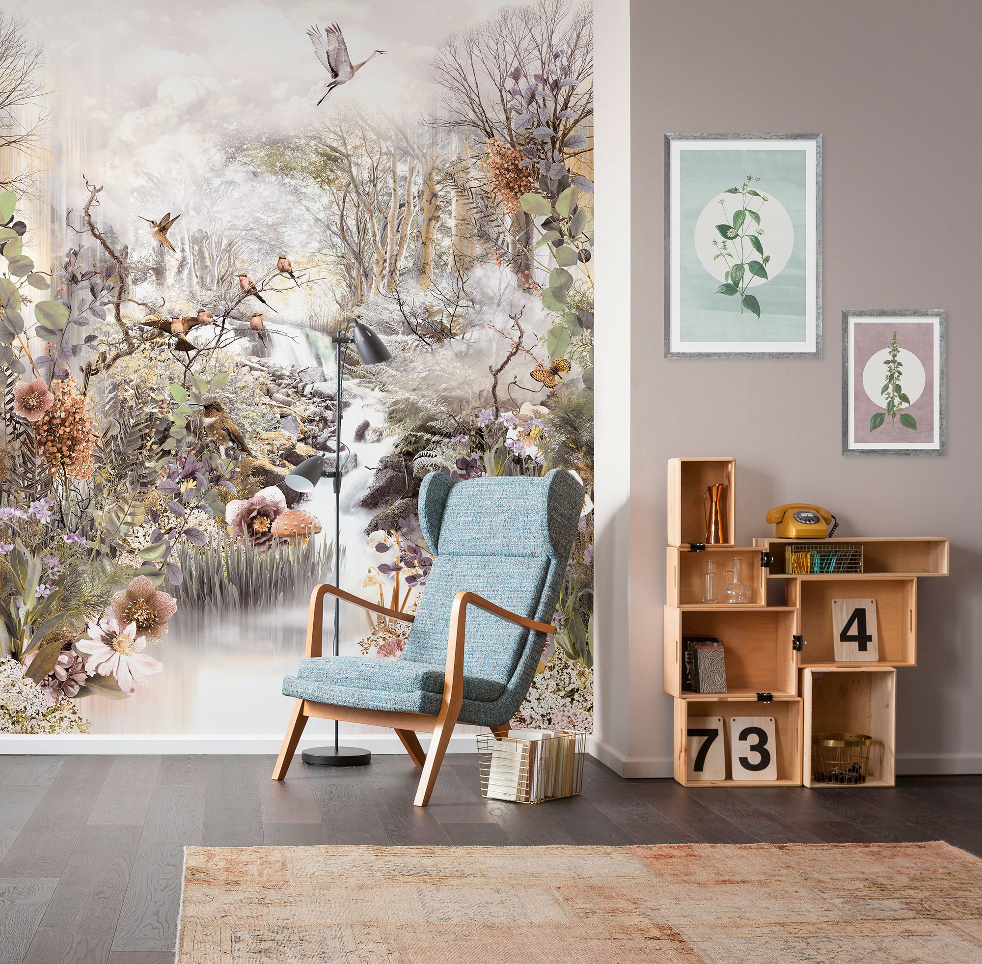 Komar Bild »Faire Pousser des Fraises« Natur 1 Stk. tlg. Wandbild zur Dekoration - ohne Rahmen