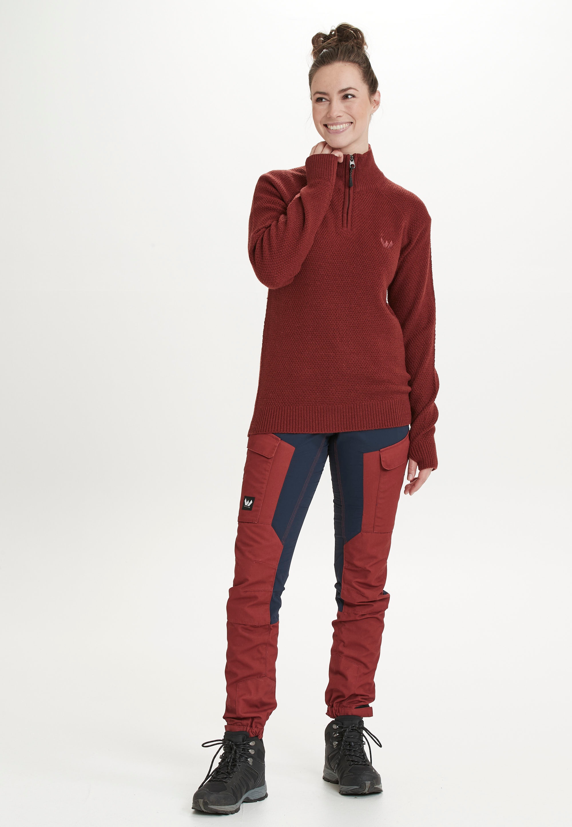 WHISTLER Strickpullover »Kamry«, mit hohem Kragen