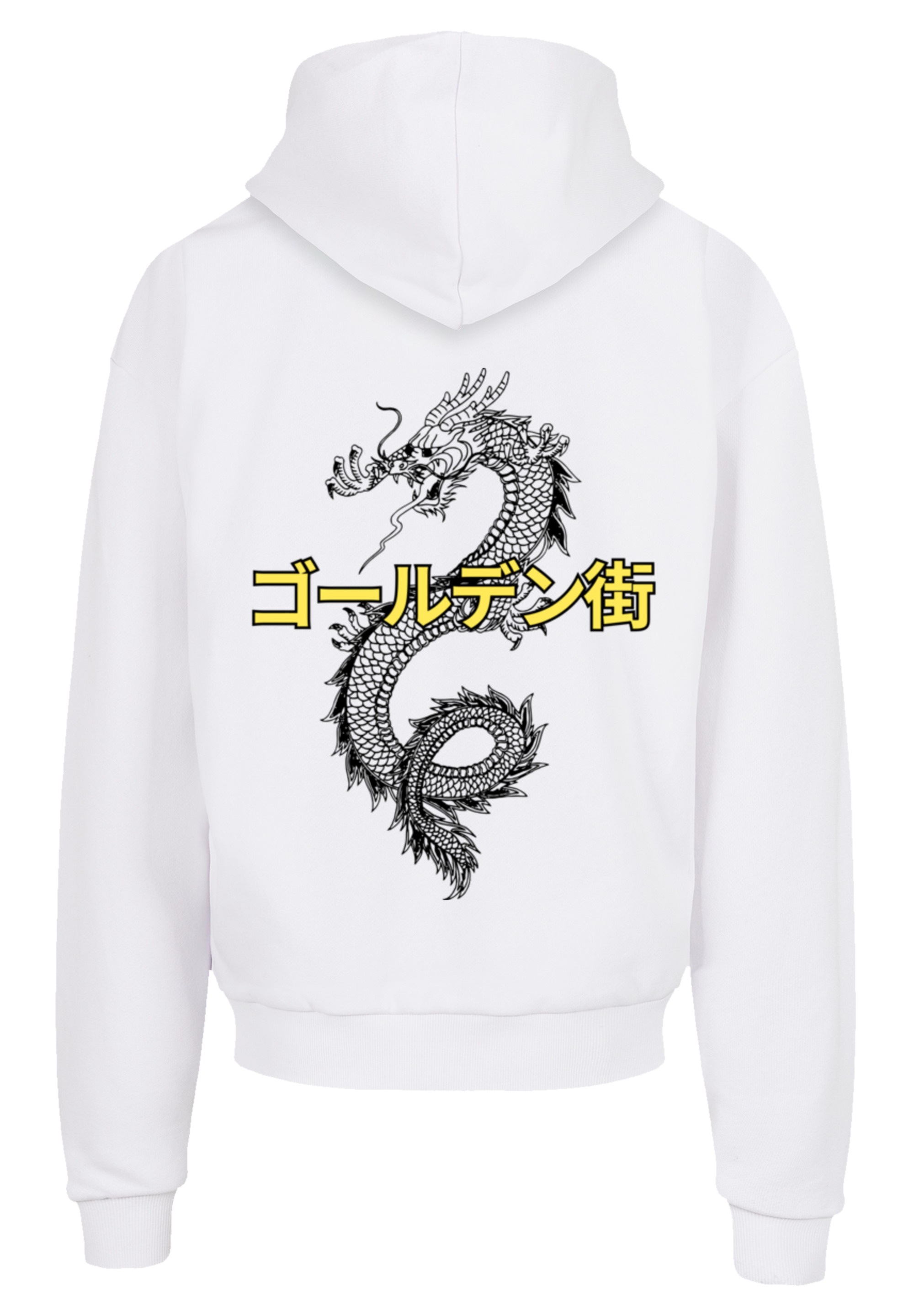 F4NT4STIC Kapuzenpullover »Drache Japan - Golden Gai«, Print