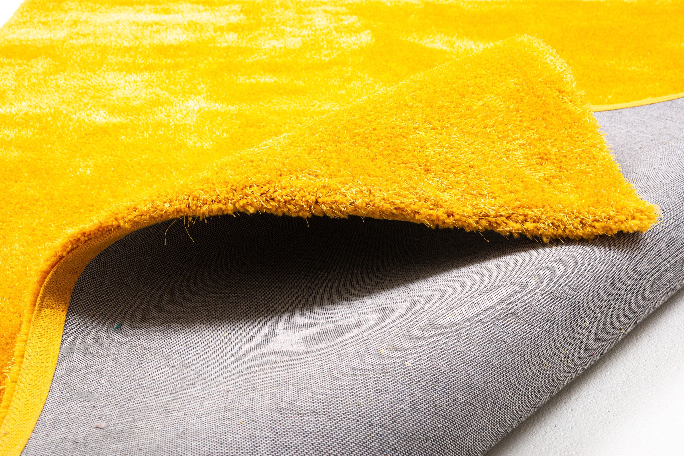 TOM TAILOR HOME Hochflor-Teppich »Soft« rechteckig 35 mm Höhe handgetuftet, Uni-Farben, super weich und flauschig