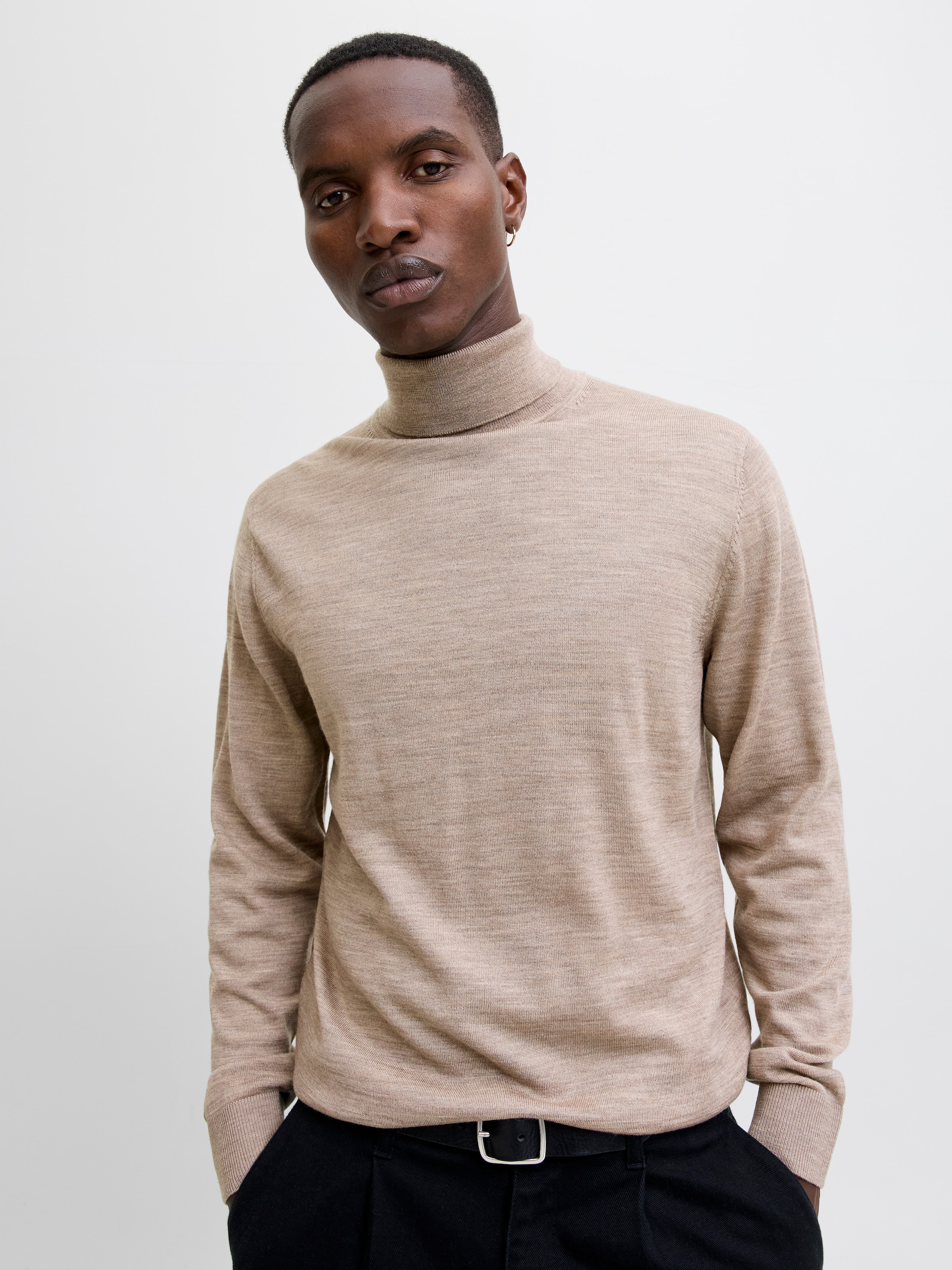 Jack & Jones "JPRBLAMERINO KNIT ROLL NECK" Wolle, regular fit