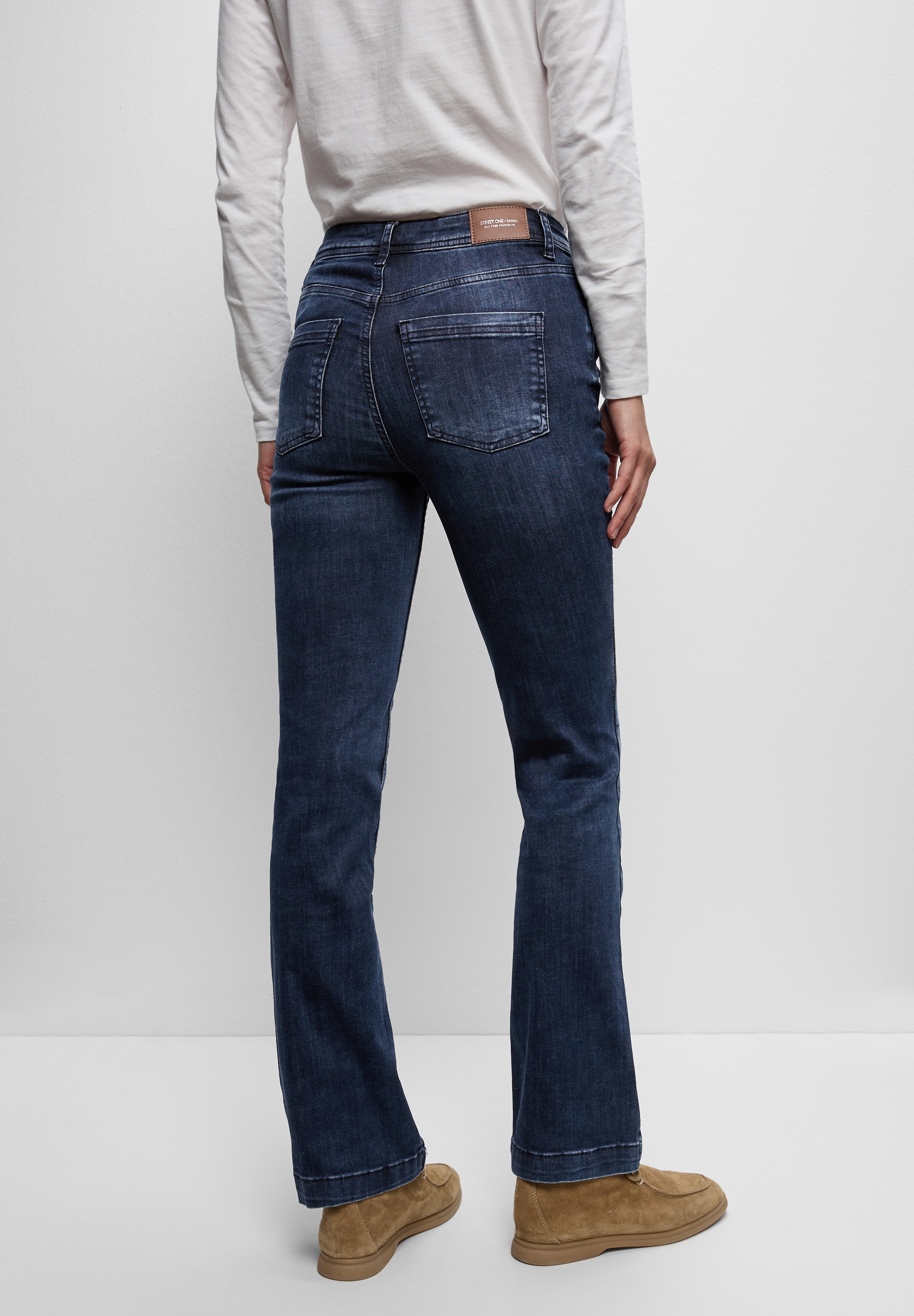 STREET ONE Slim-fit-Jeans, High Waist günstig online kaufen