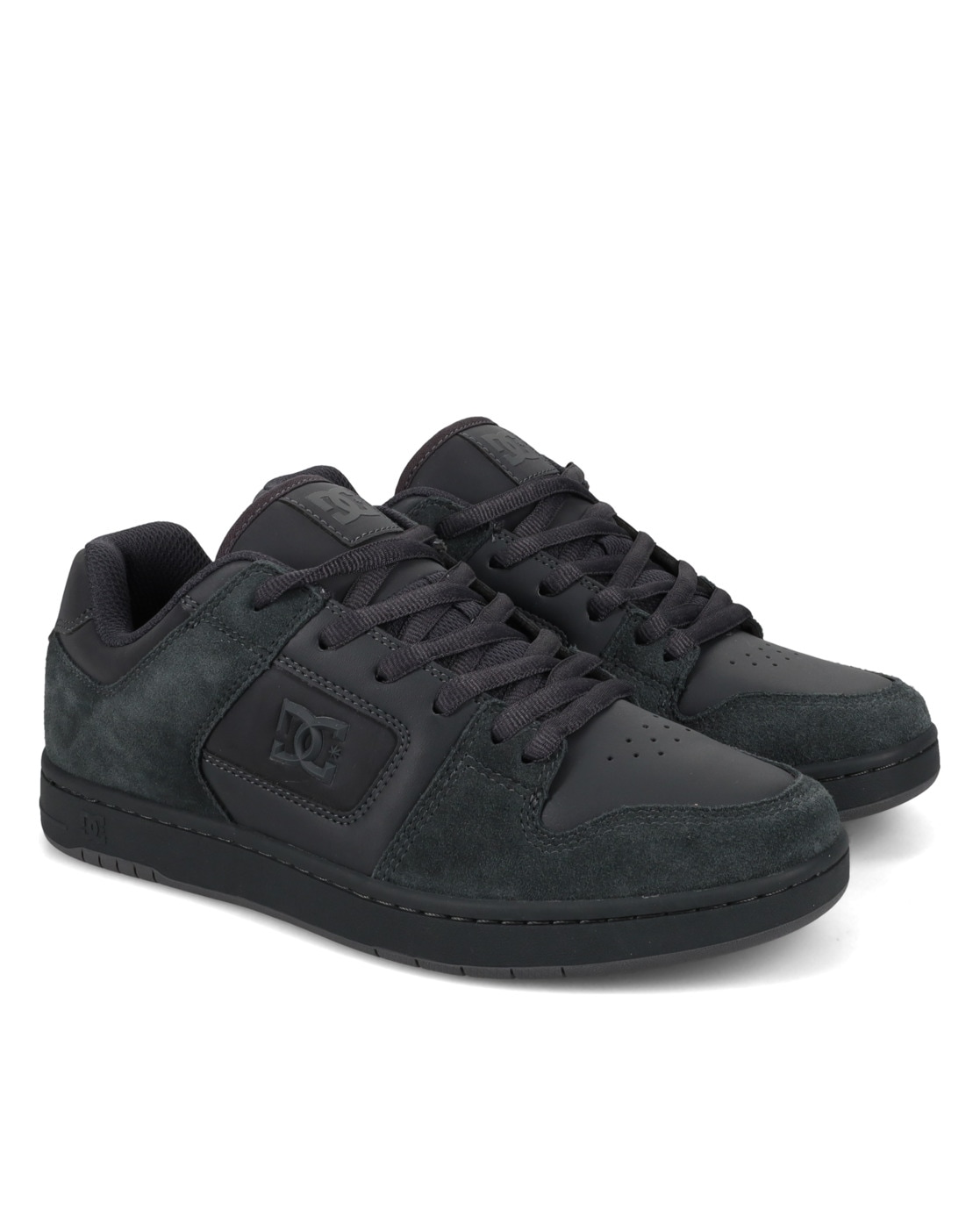DC SHOES Herren Sneaker "Manteca", Gr. 12, grau, Obermaterial: Leder (Kuh) / Futter: Textil / Außensohle: Gummi, Schuhe