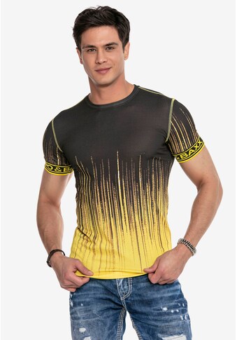 Cipo & Baxx T-Shirt, mit modischer Musterung kaufen