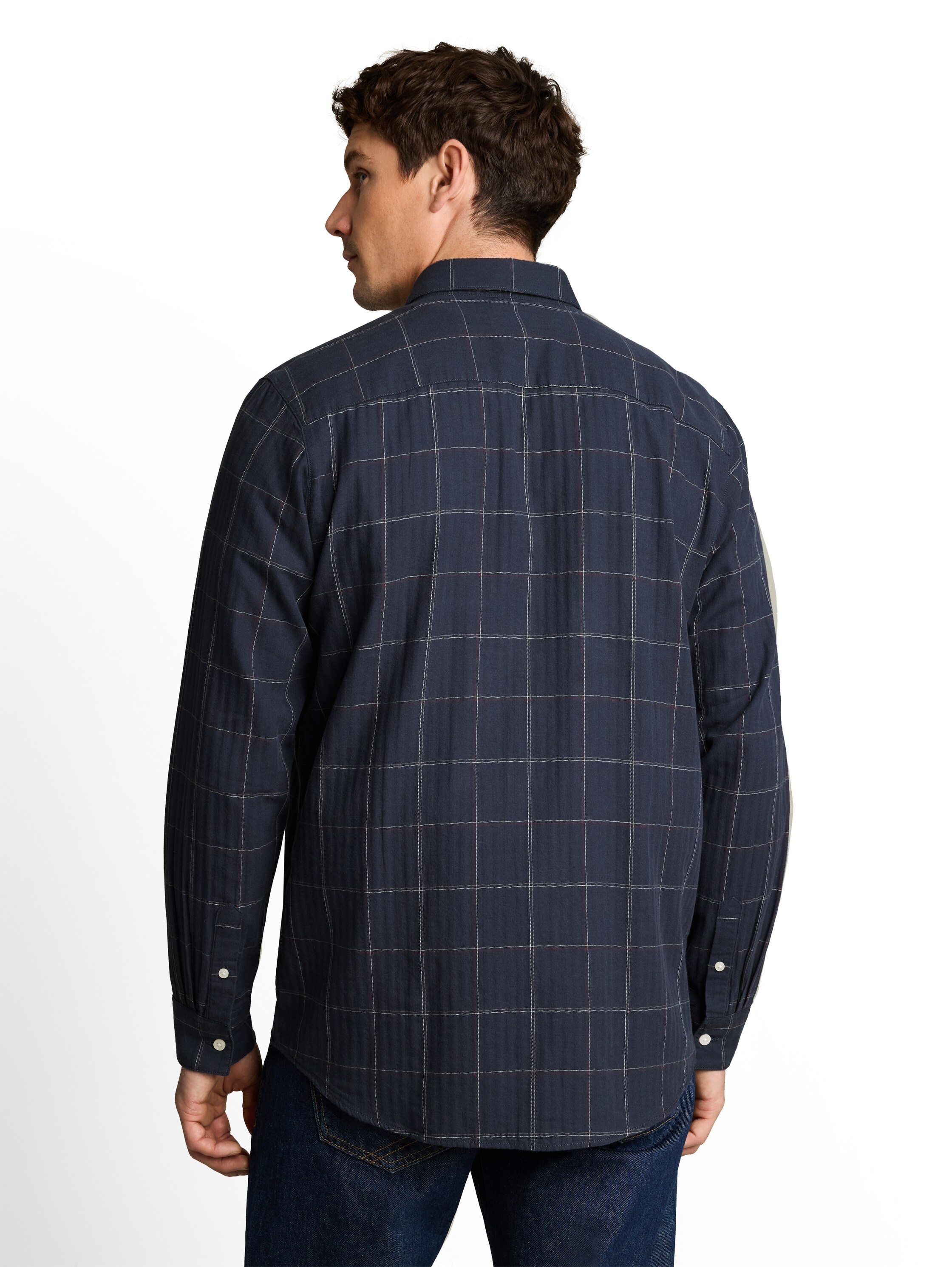 TOM TAILOR Karohemd Langarmhemd mit Button-Down-Kragen
