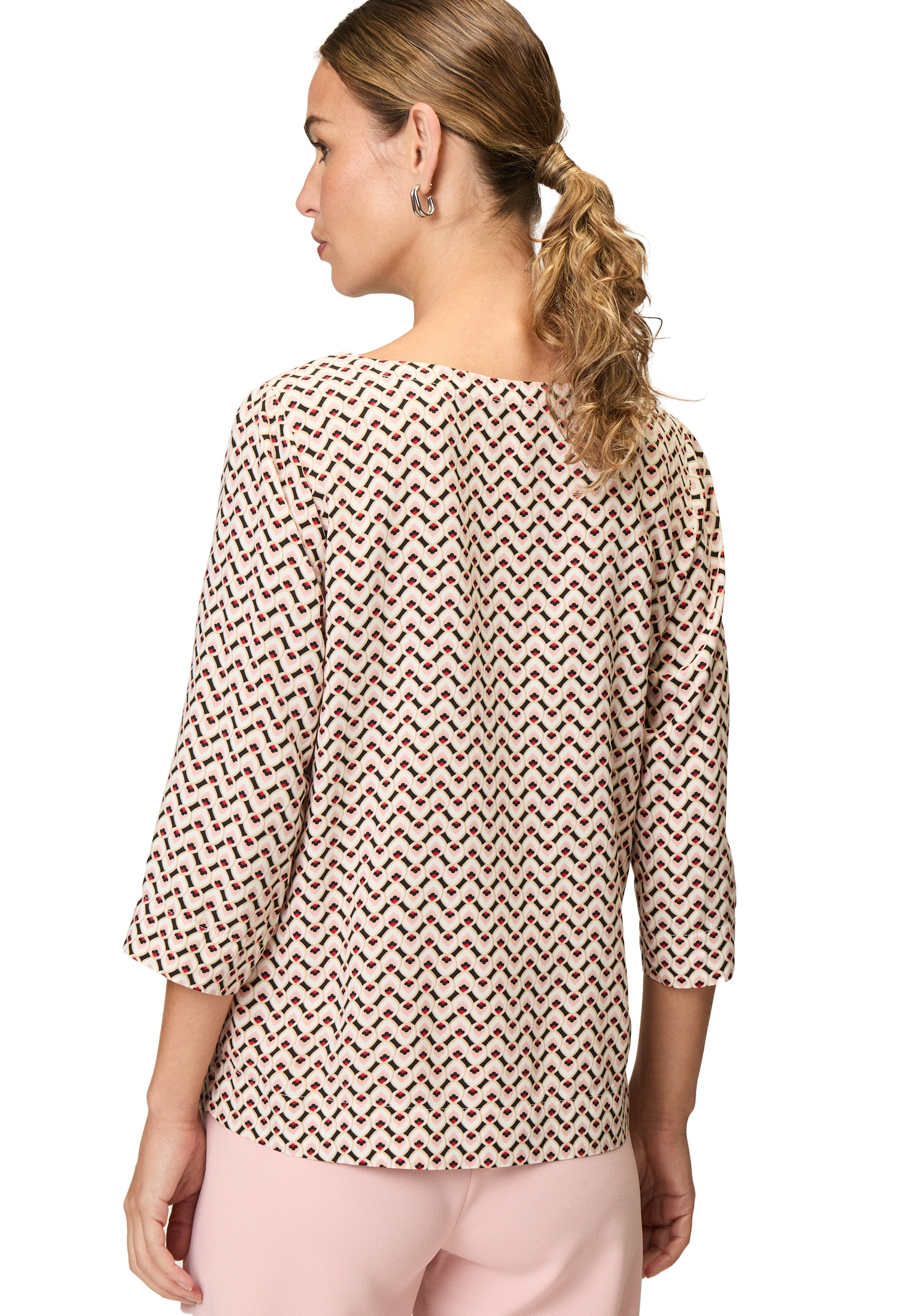 Zero Klassische Bluse »zero Bluse mit grafischem Druck«