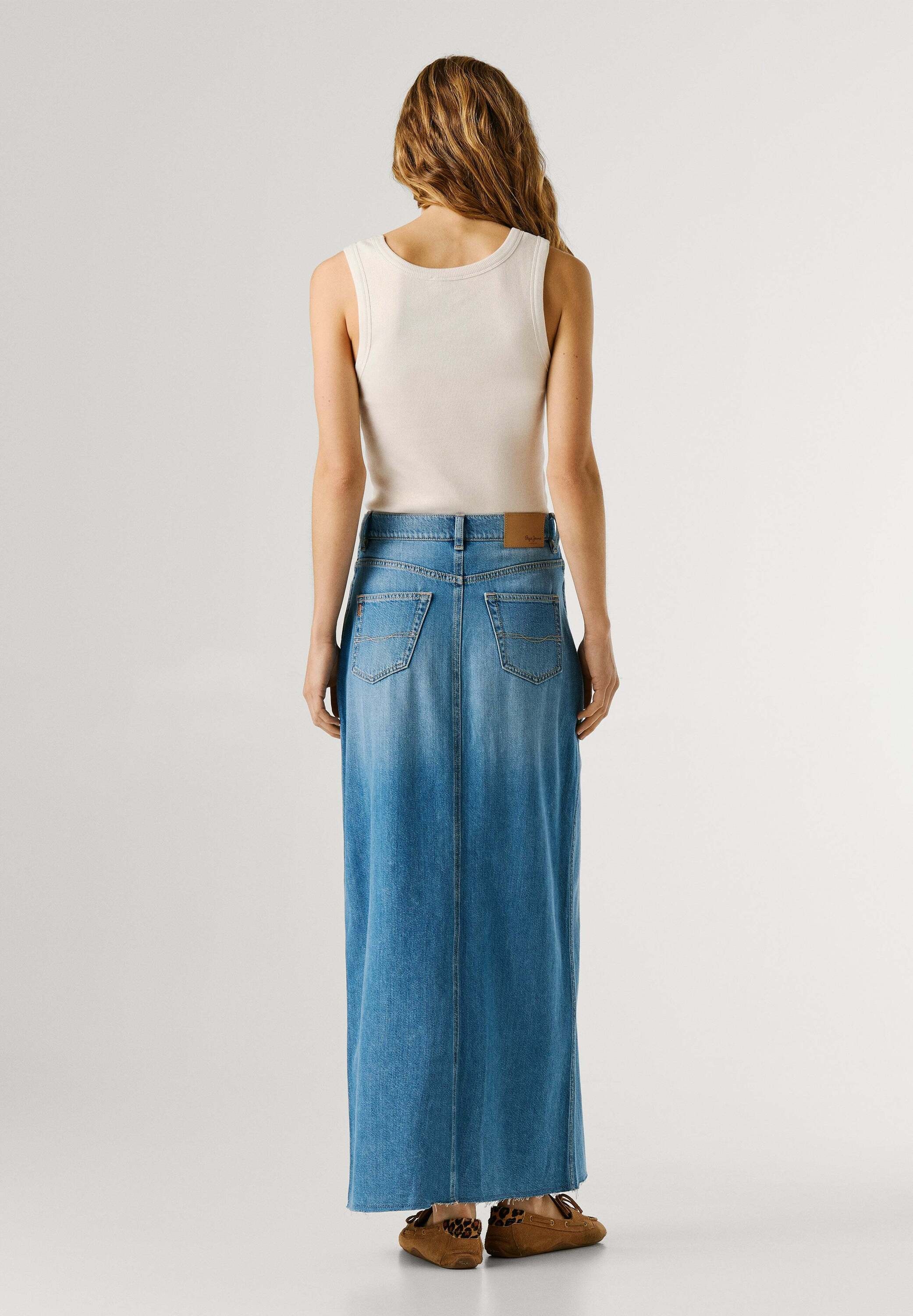 Pepe Jeans A-Linien-Rock »skirt MAXI SKIRT HW MIRA«