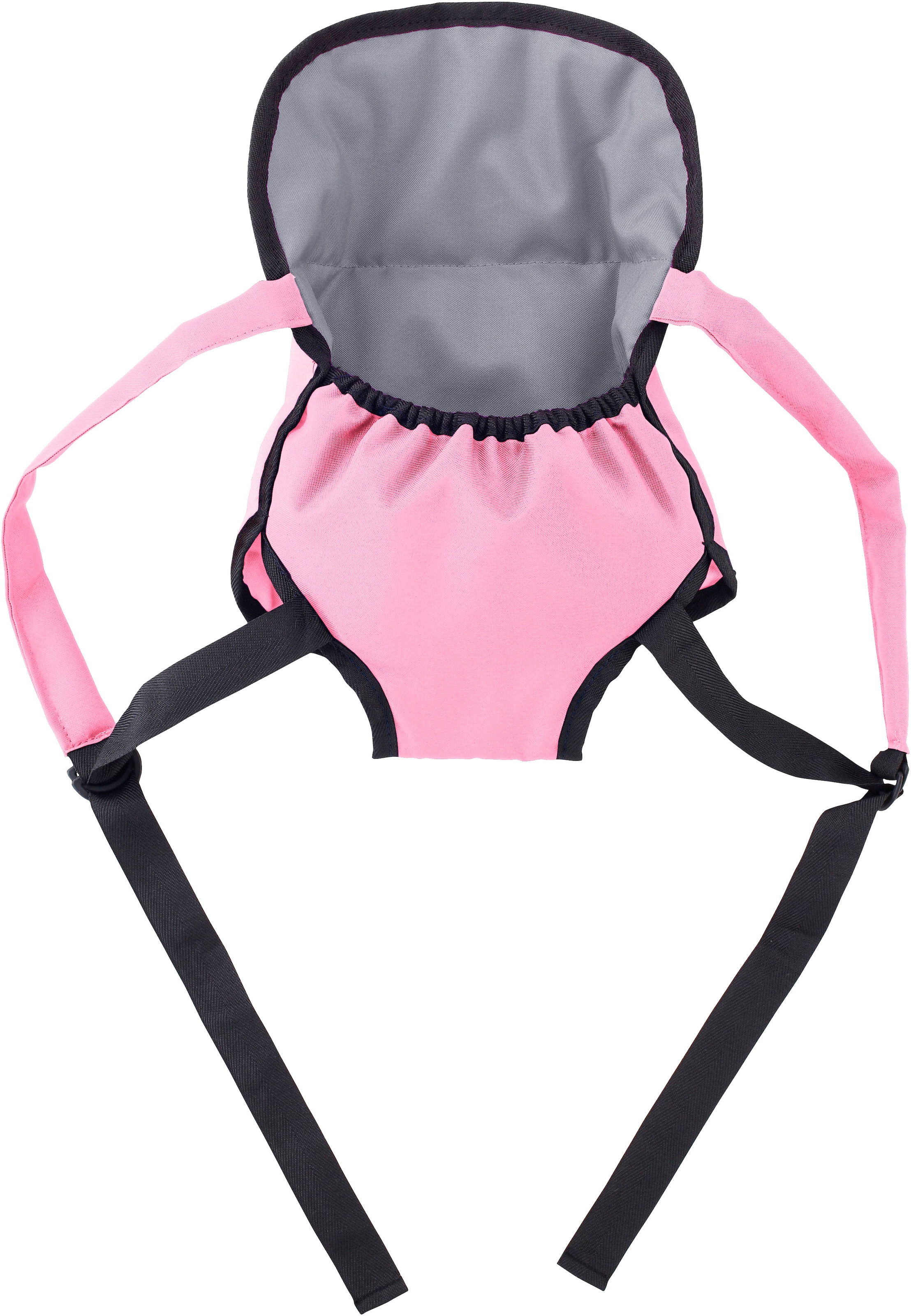 Bayer Puppen Accessoires-Set »Vario rosa/grau«, (Set, 6 tlg.), mit multifunktionalem Sitz