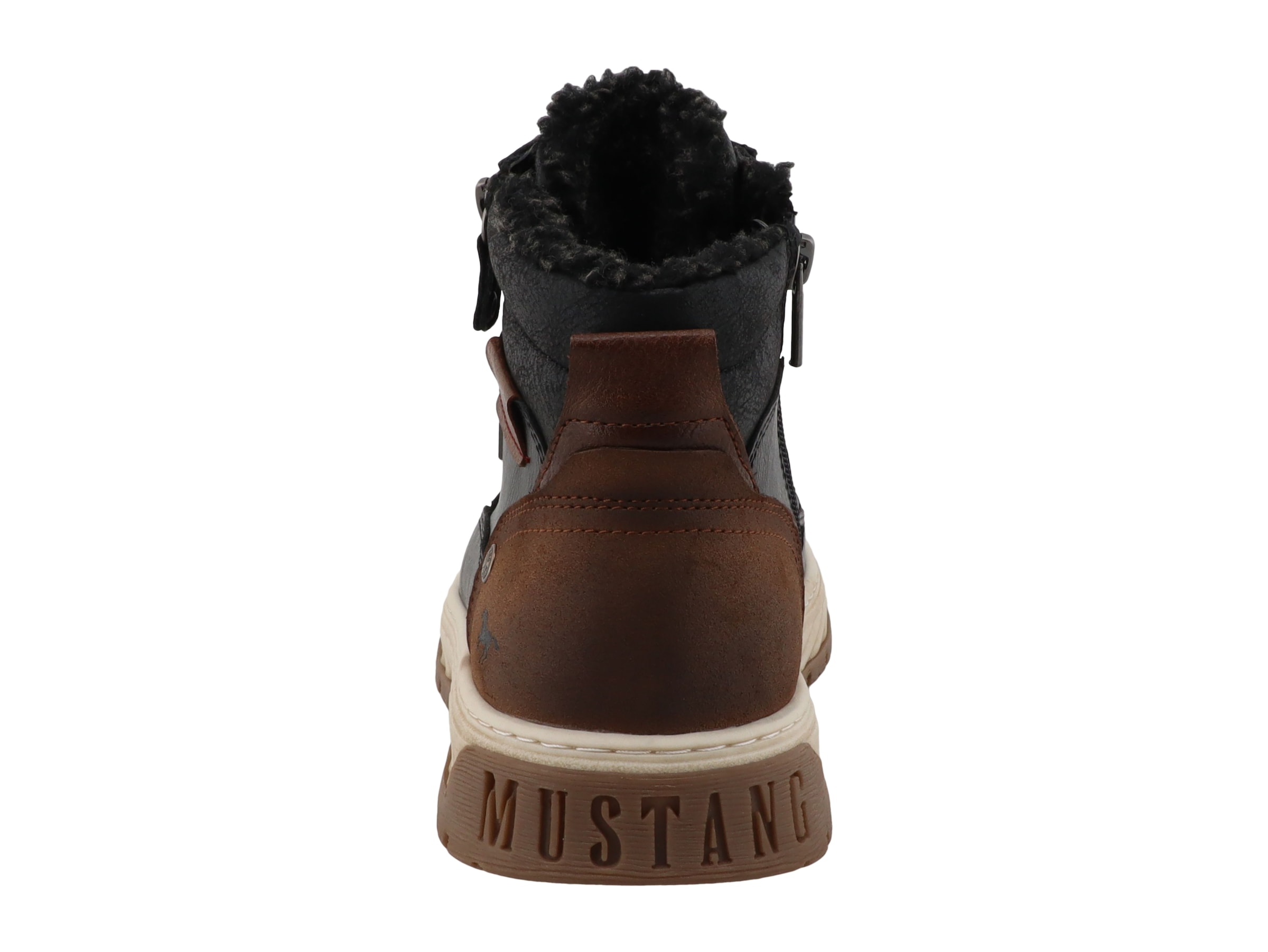 Mustang Shoes Winterboots »Stiefelette«  Schnürboots, Outdoorschuh mit modischem Zierreißverschluss