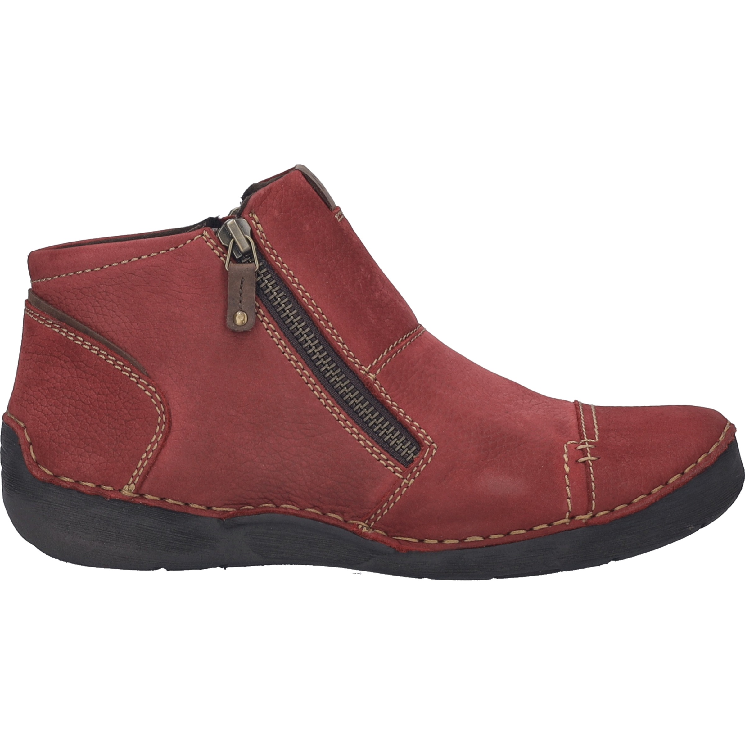 Josef Seibel Schnürschuh "Fergey 46, rot-kombi" günstig online kaufen