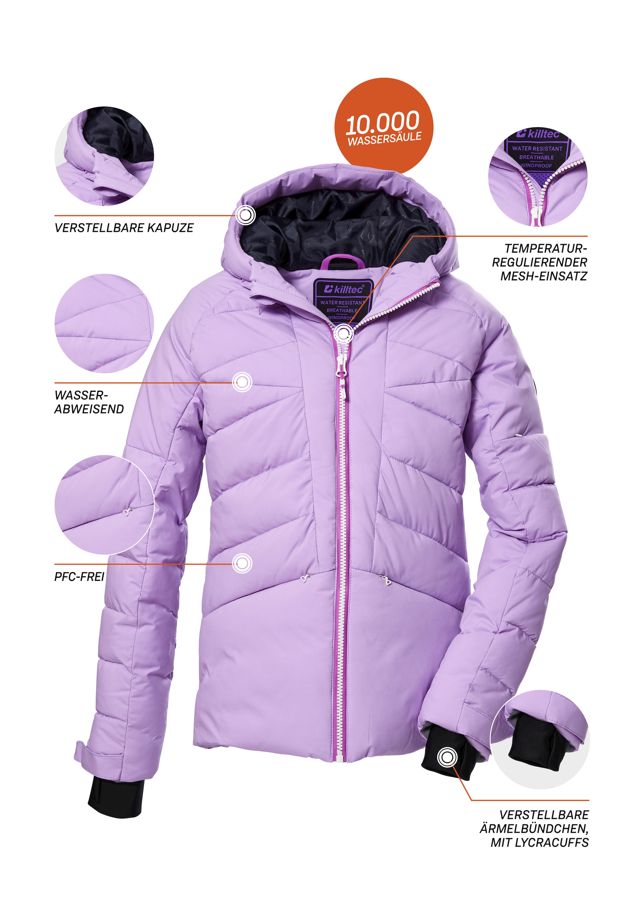 Killtec Skijacke »KSW 116 GRLS SKI QLTD JCKT«