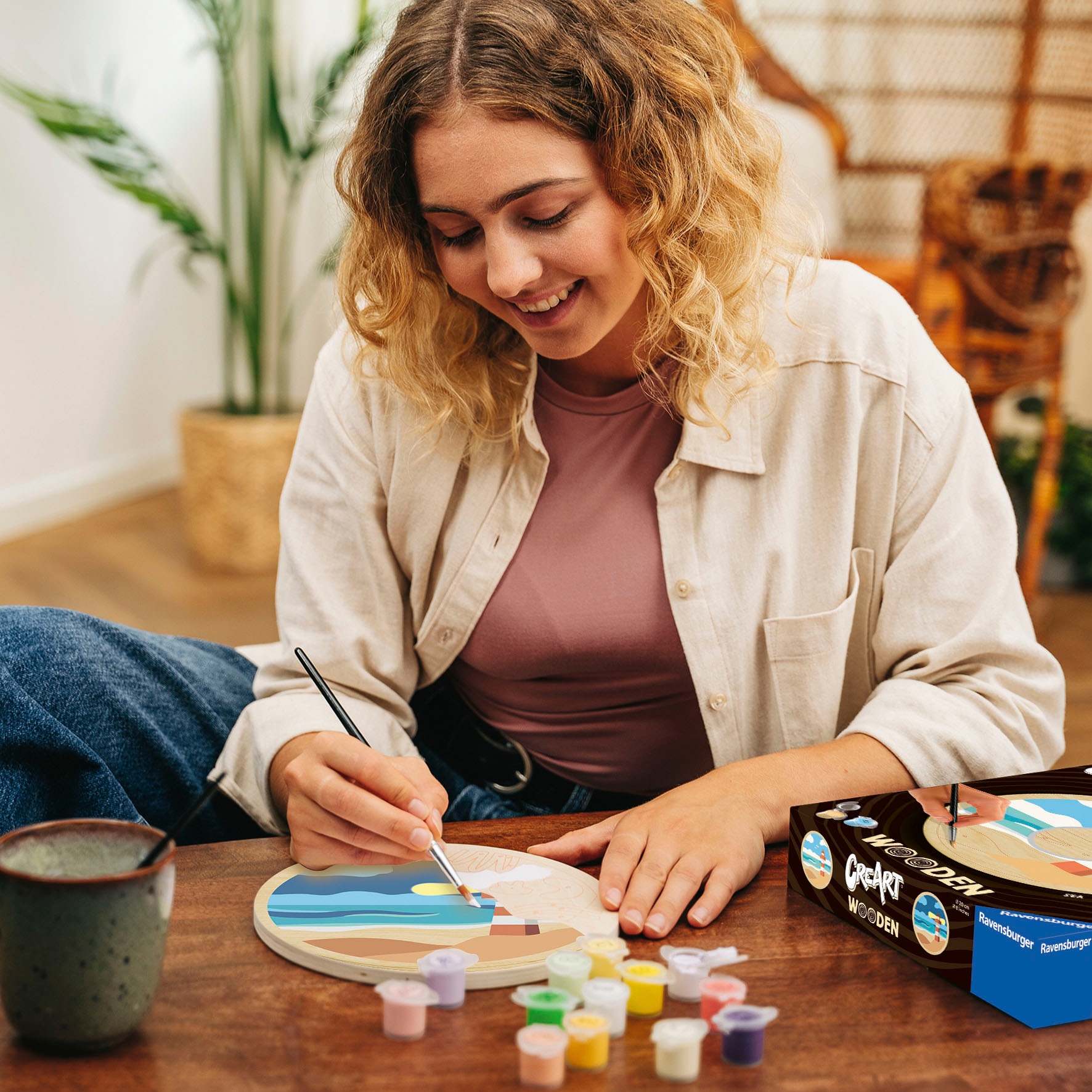 Ravensburger Malen nach Zahlen »CreArt, Wooden, Sea« Made in Europe