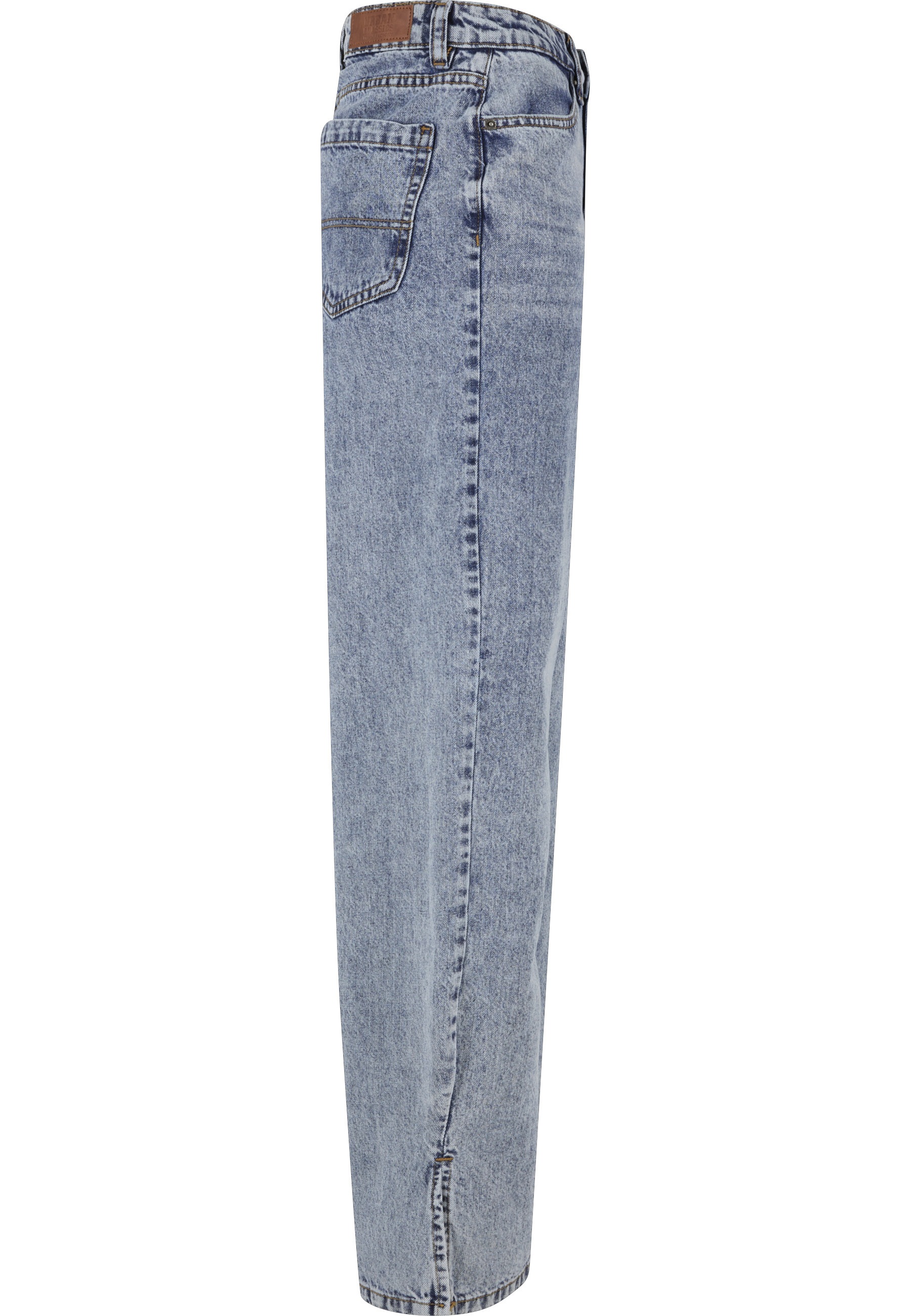 URBAN CLASSICS Bequeme Jeans »Urban Classics Damen Ladies Wide Leg Slit Denim«